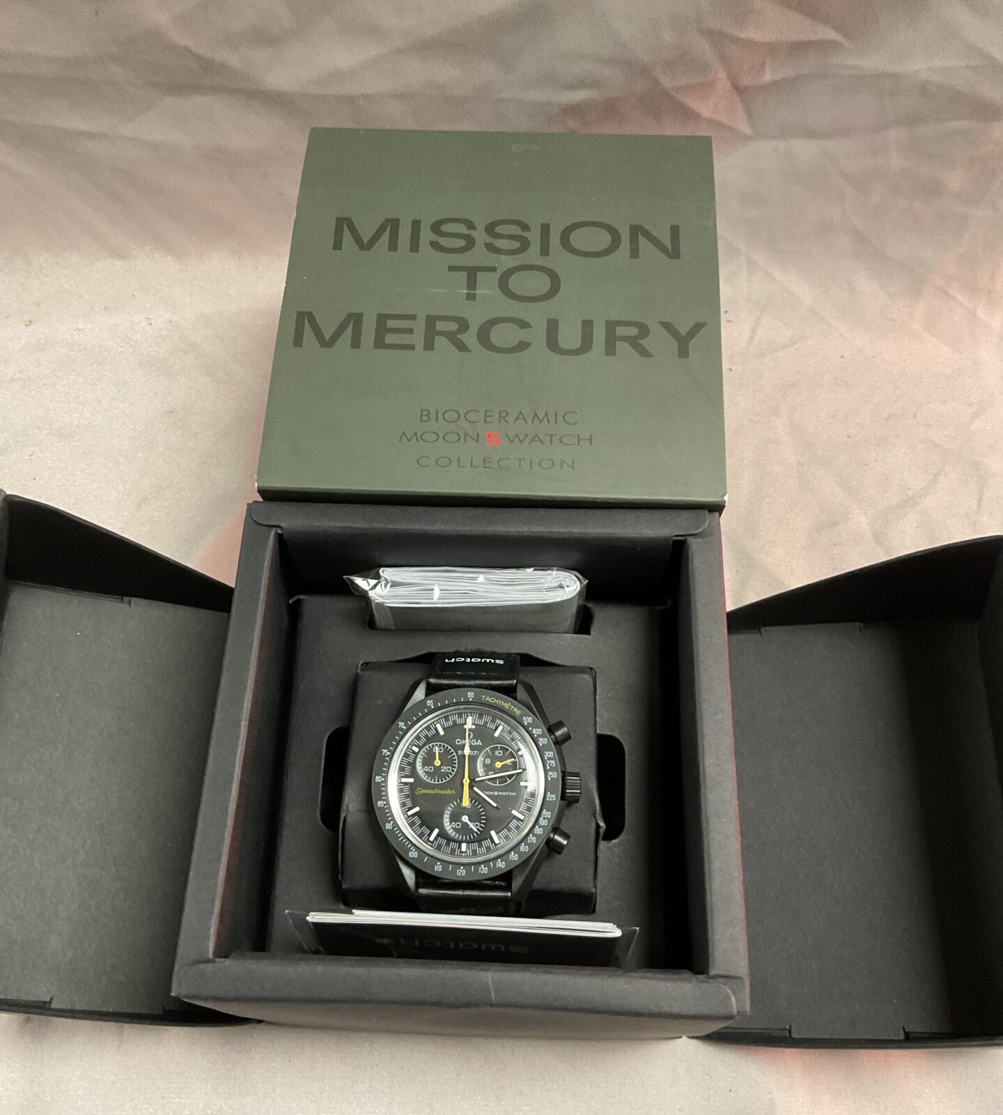 Omega swatch style bioceramic moonswatch mission to mercury - Image 2