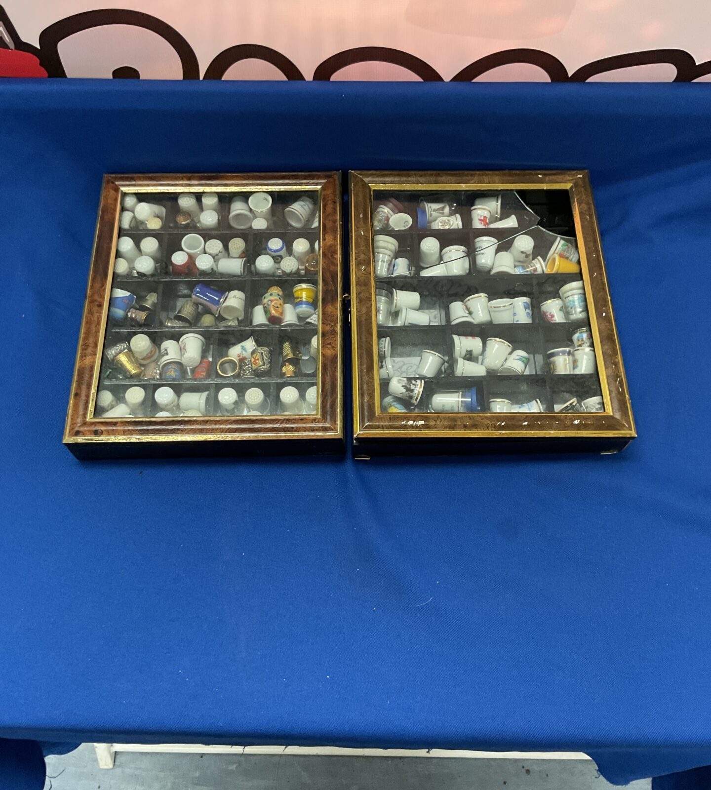 Collection of ceramic thimbles
