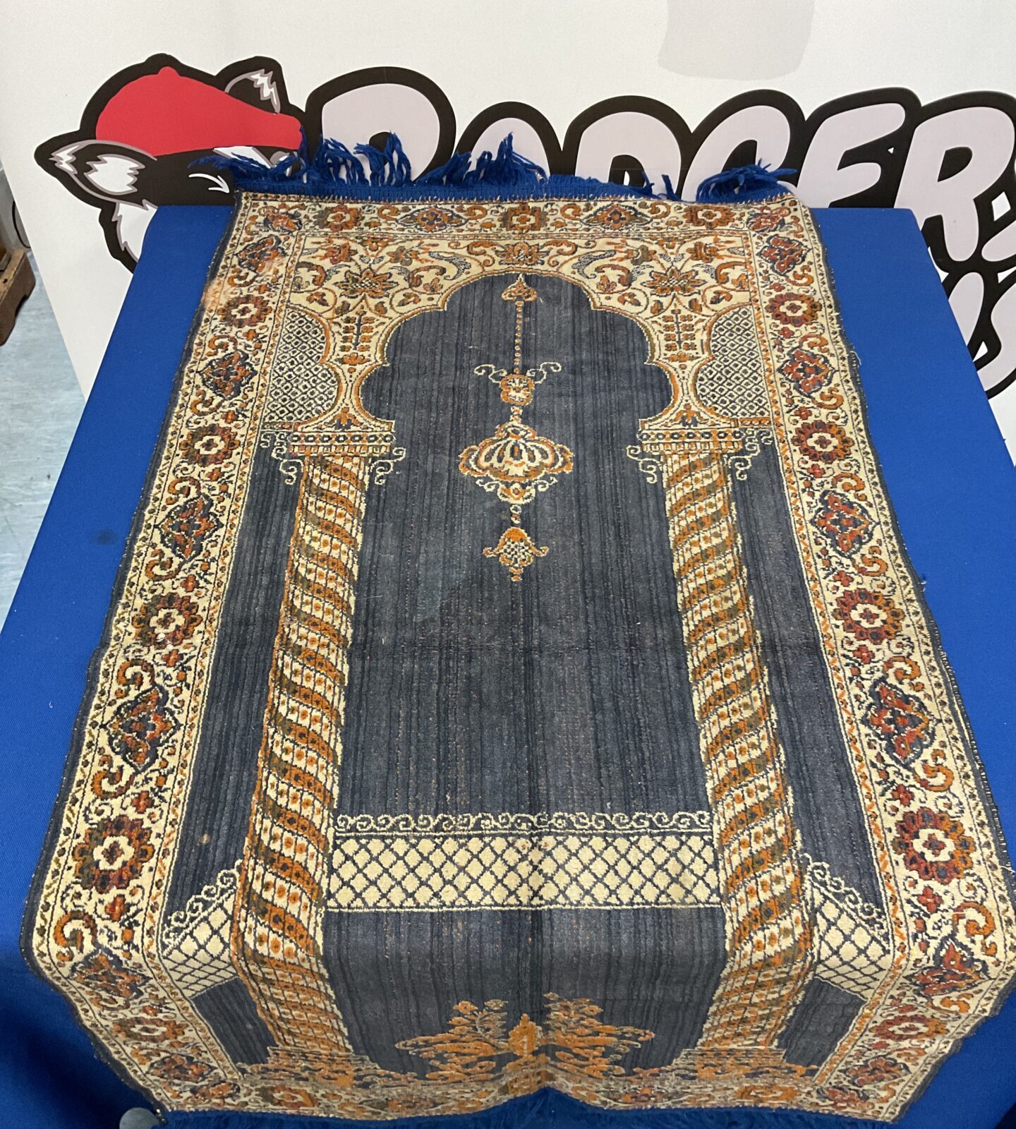 Vintage islamic prayer mat