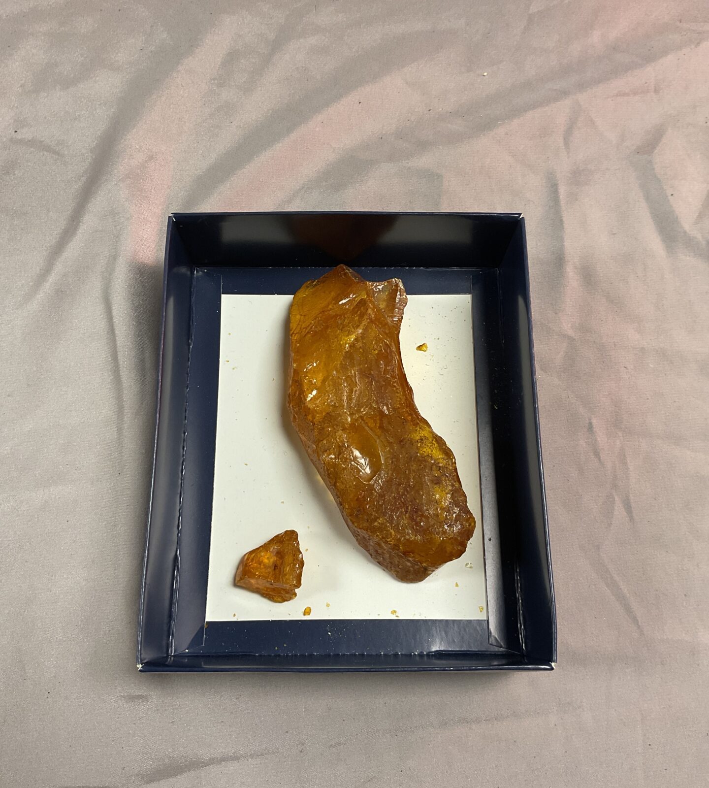 Lump of Amber ?? colour resin