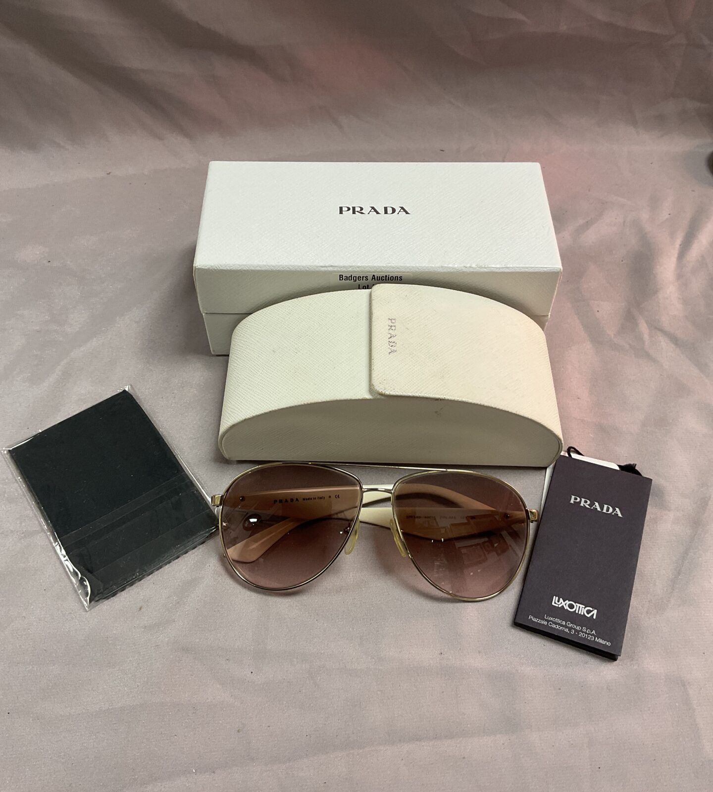 Pair of Prada style sunglasses