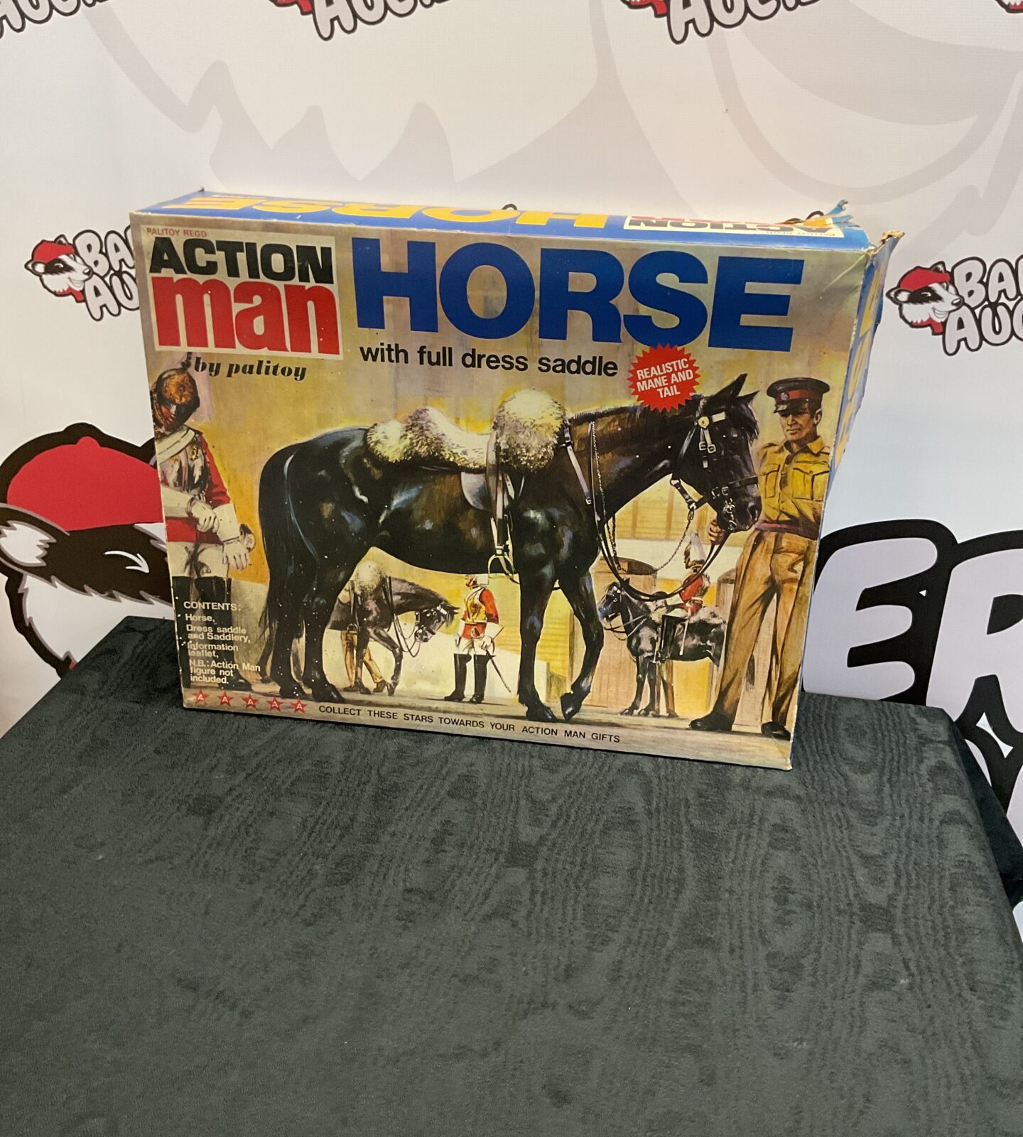 Vintage action man horse, Box only.