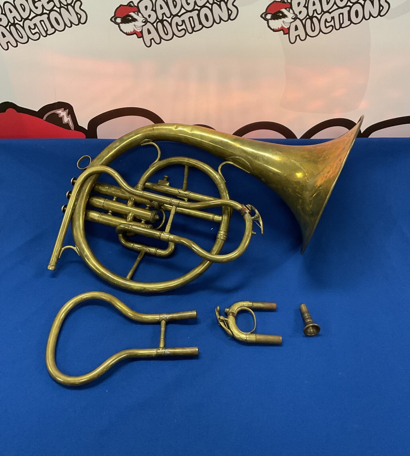 Boosey & co double french horn with spares