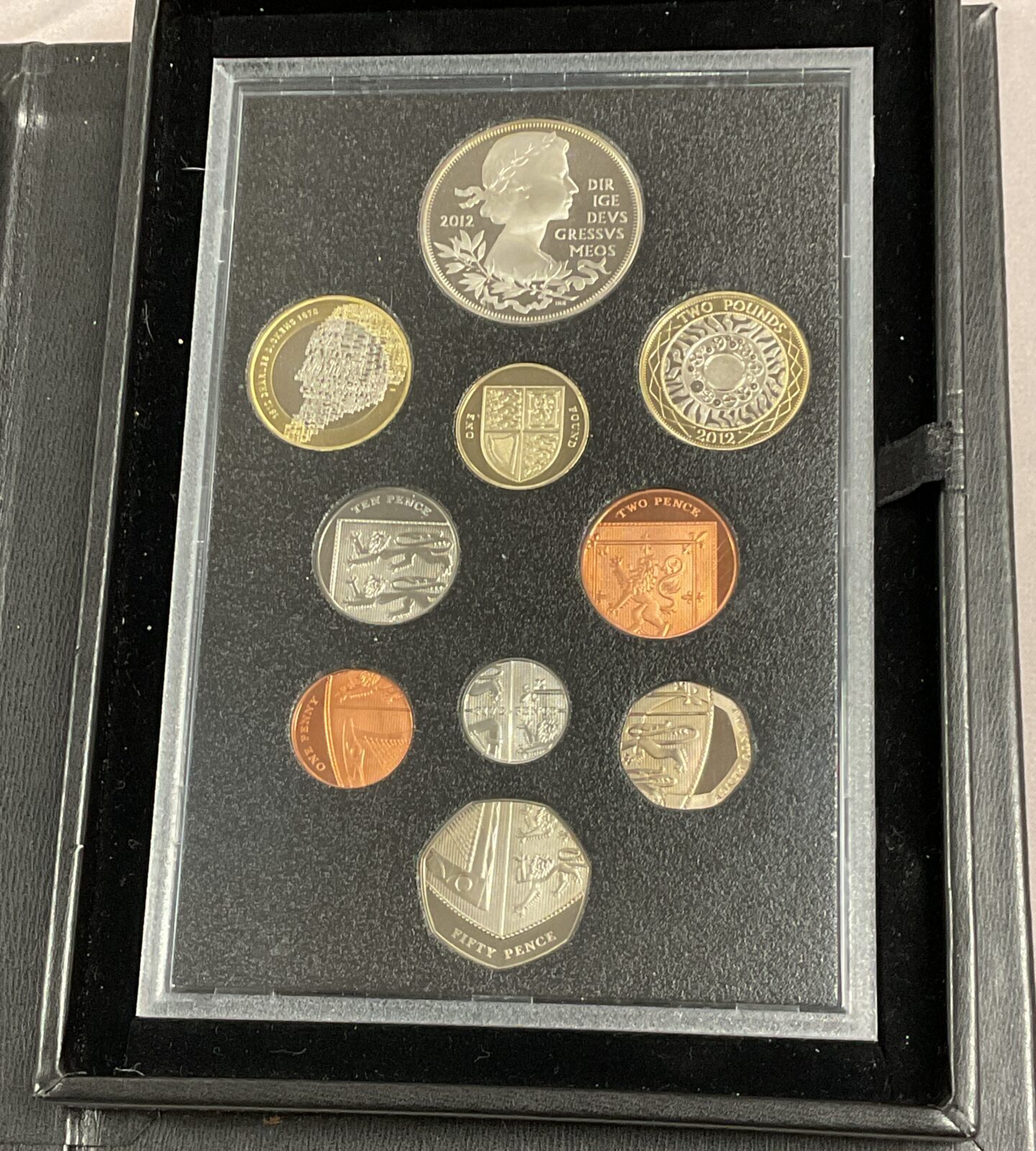 Royal mint 2012 Proof  coin set