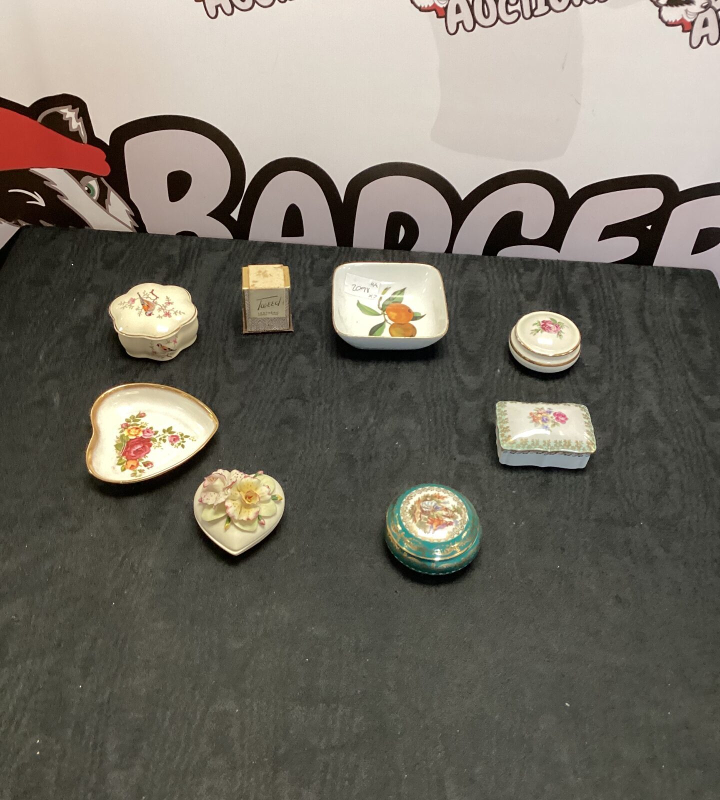 Collection of trinket boxes