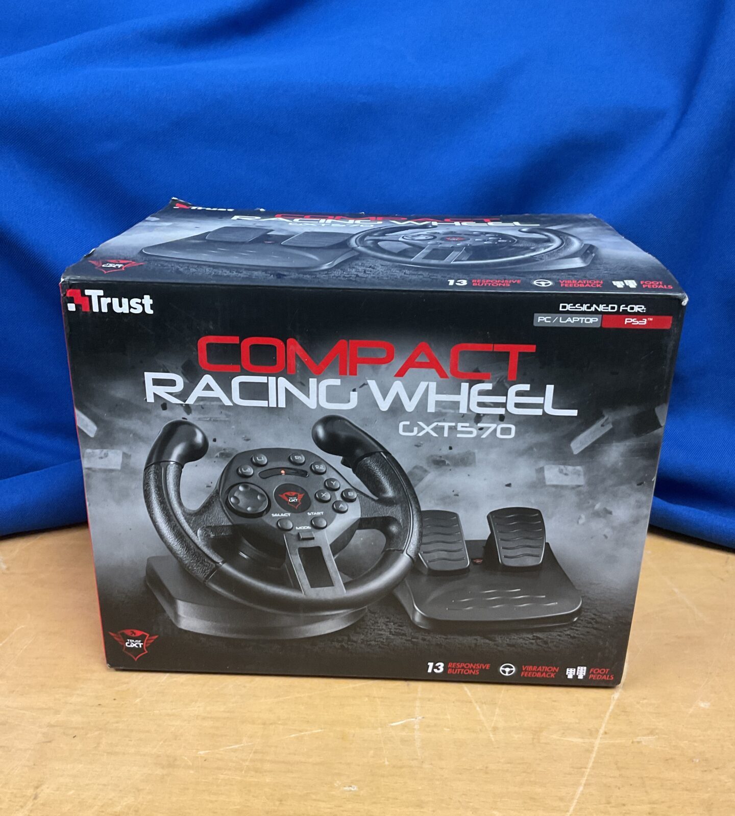 Trust gxt570 compact racing wheel