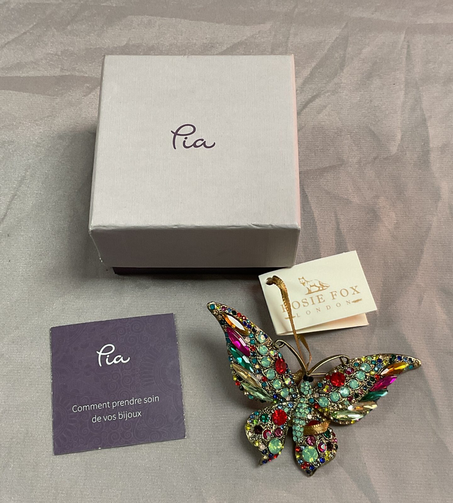 rosie fox  london jewelled butterfly