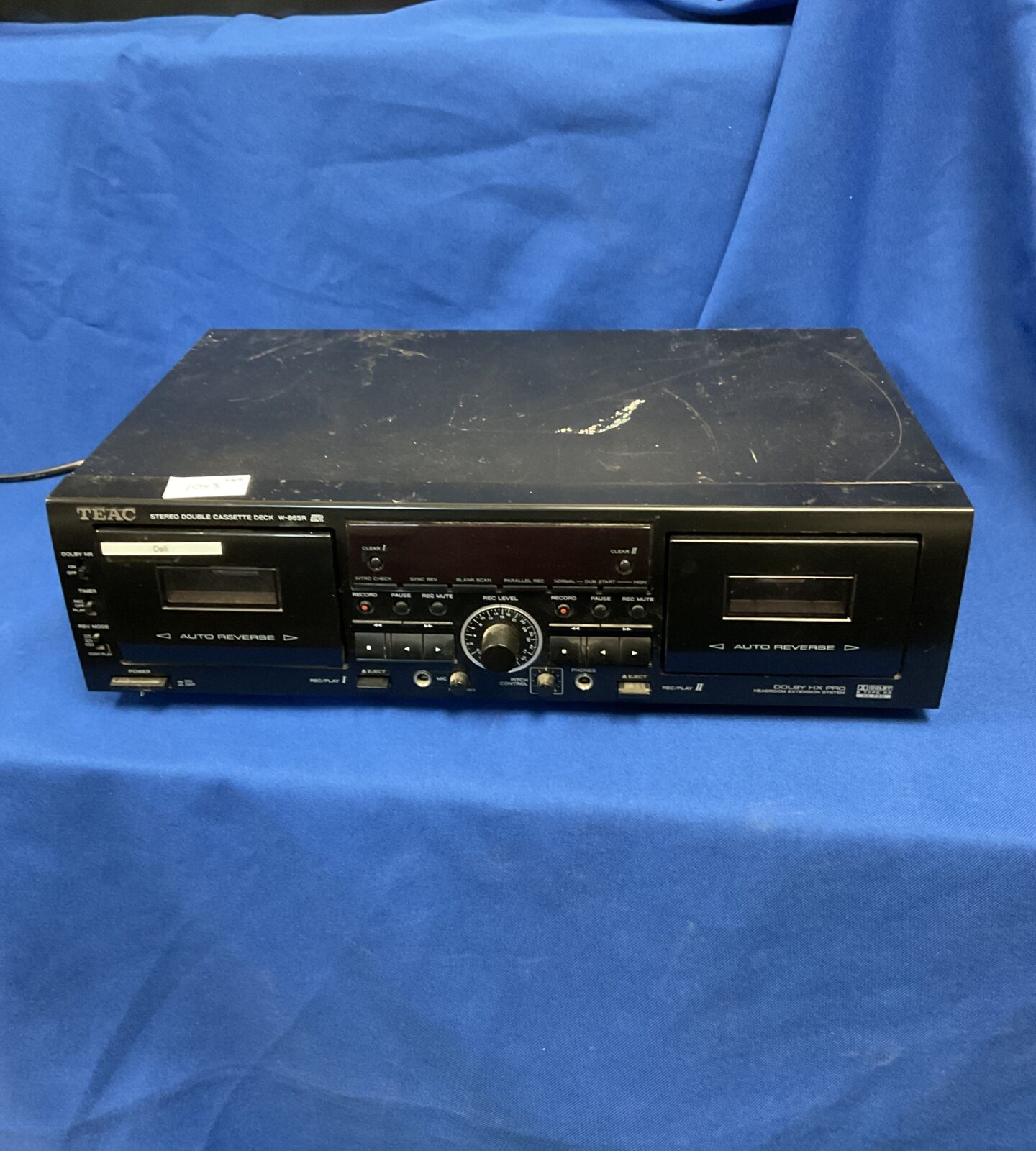 Teac w-865r double cassette deck