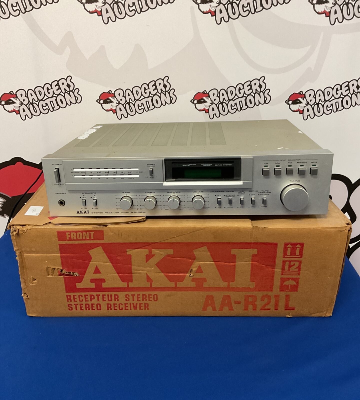 Akai aa-r21l stereo receiver