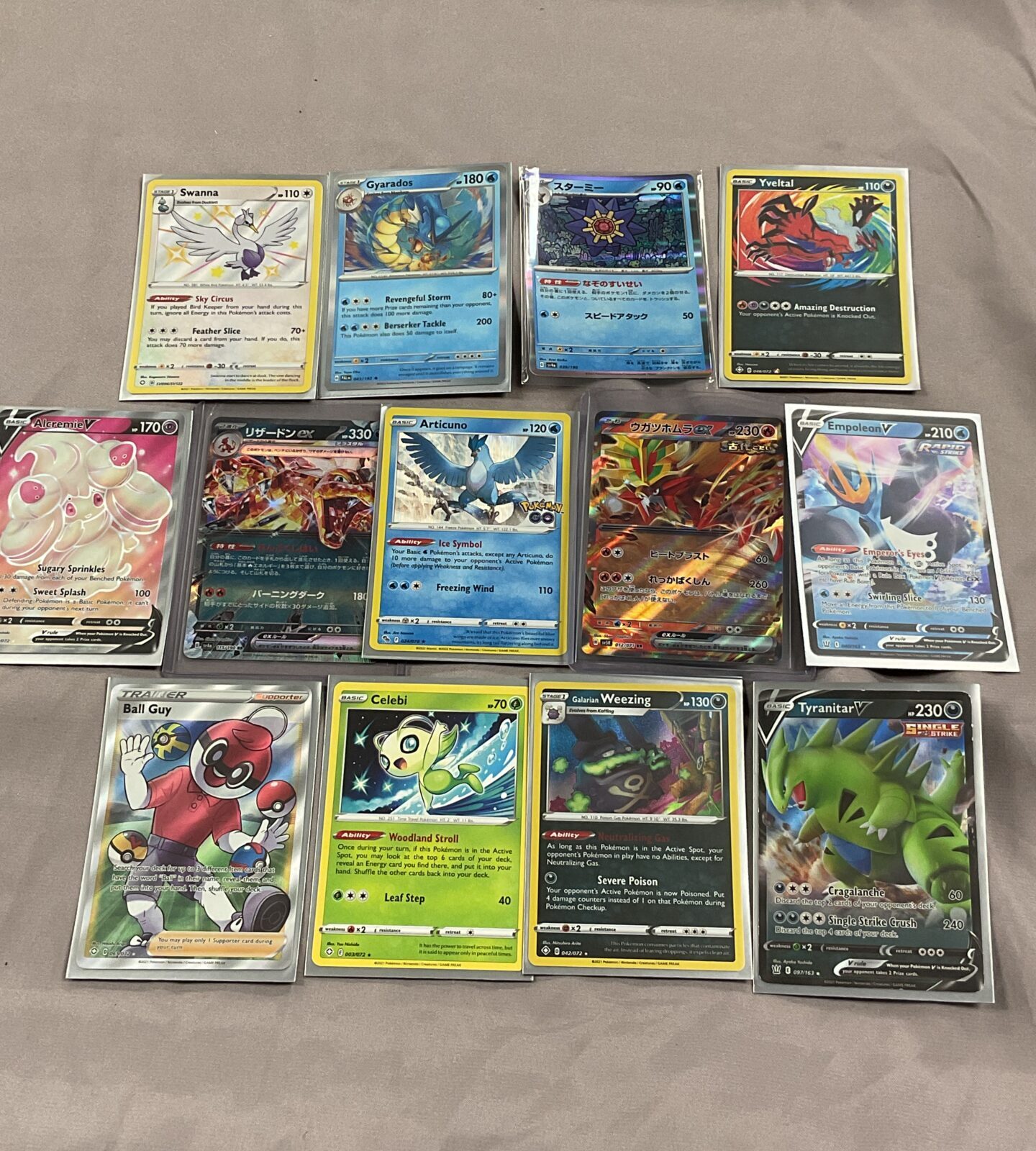 13 pokemon holo cards