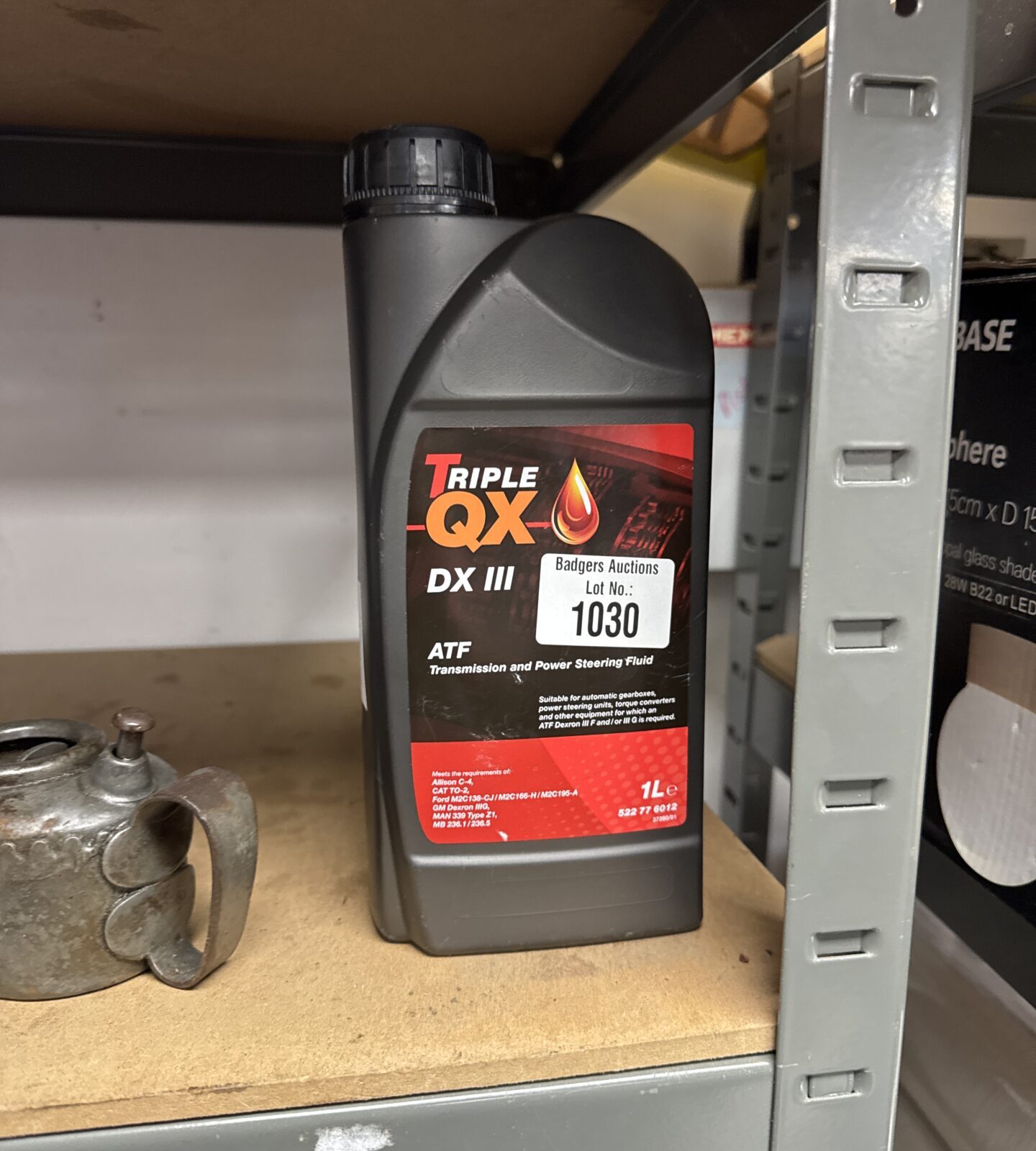 1l bottle of triple QX atf transmission & power steering fluid