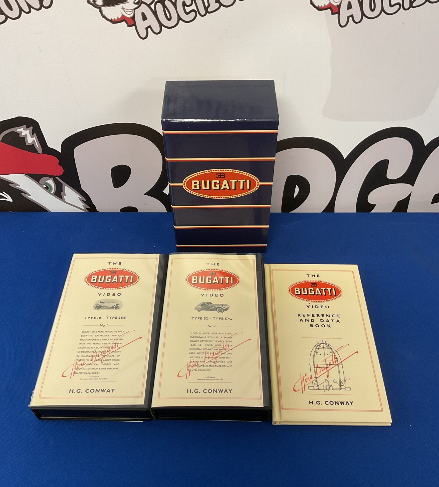 Bugatti video reference & data book