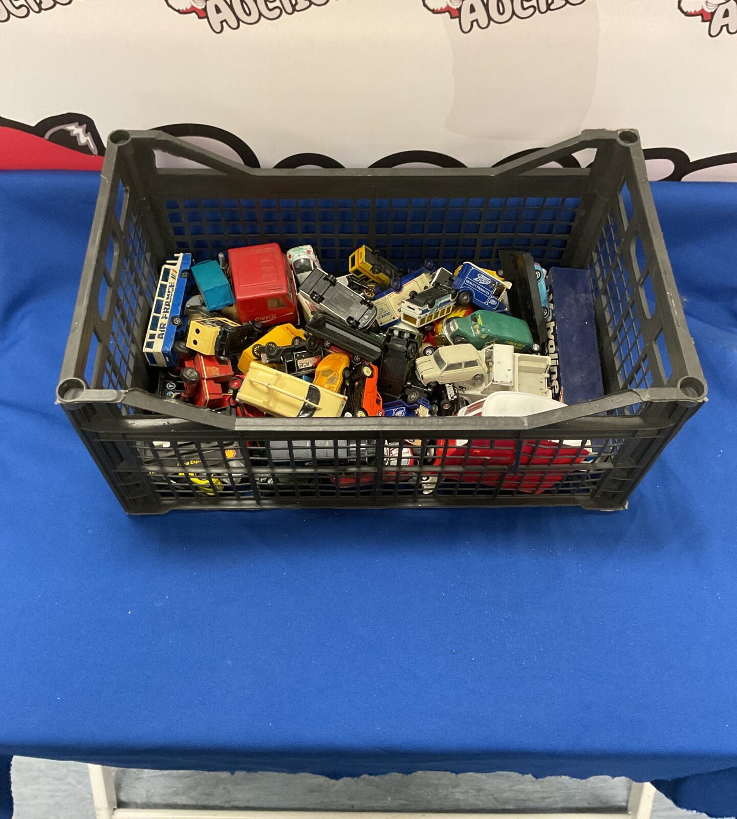 Crate of mixed diecast models inc corgi and burago