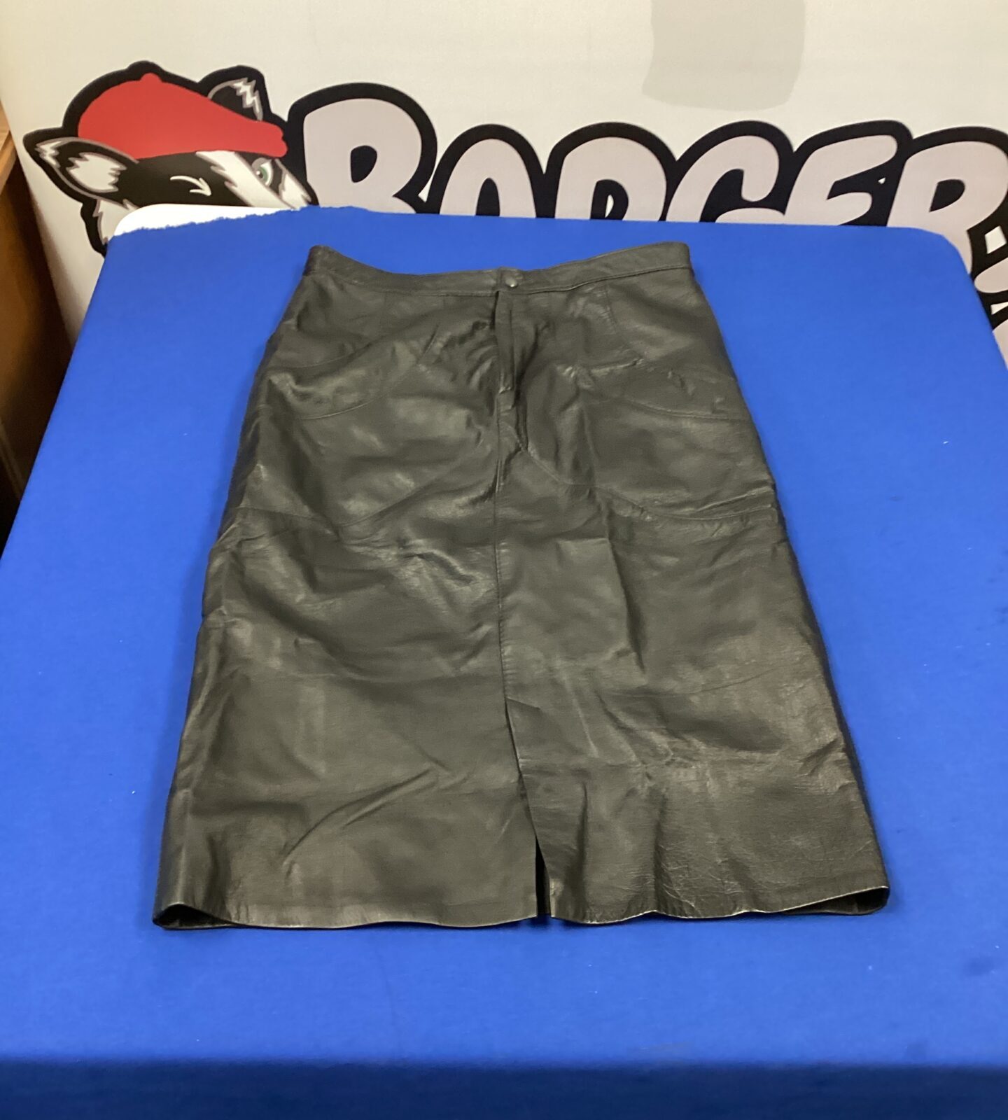 Vera pelle Leather skirt size 46