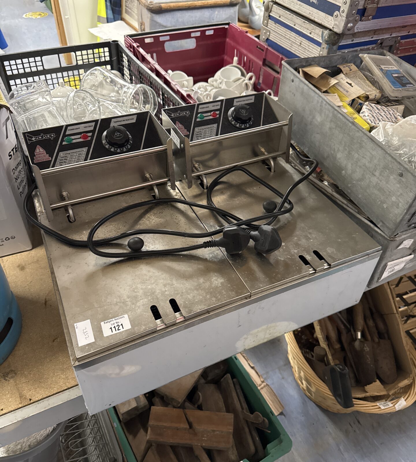 Zokop commercial food fryer - untested