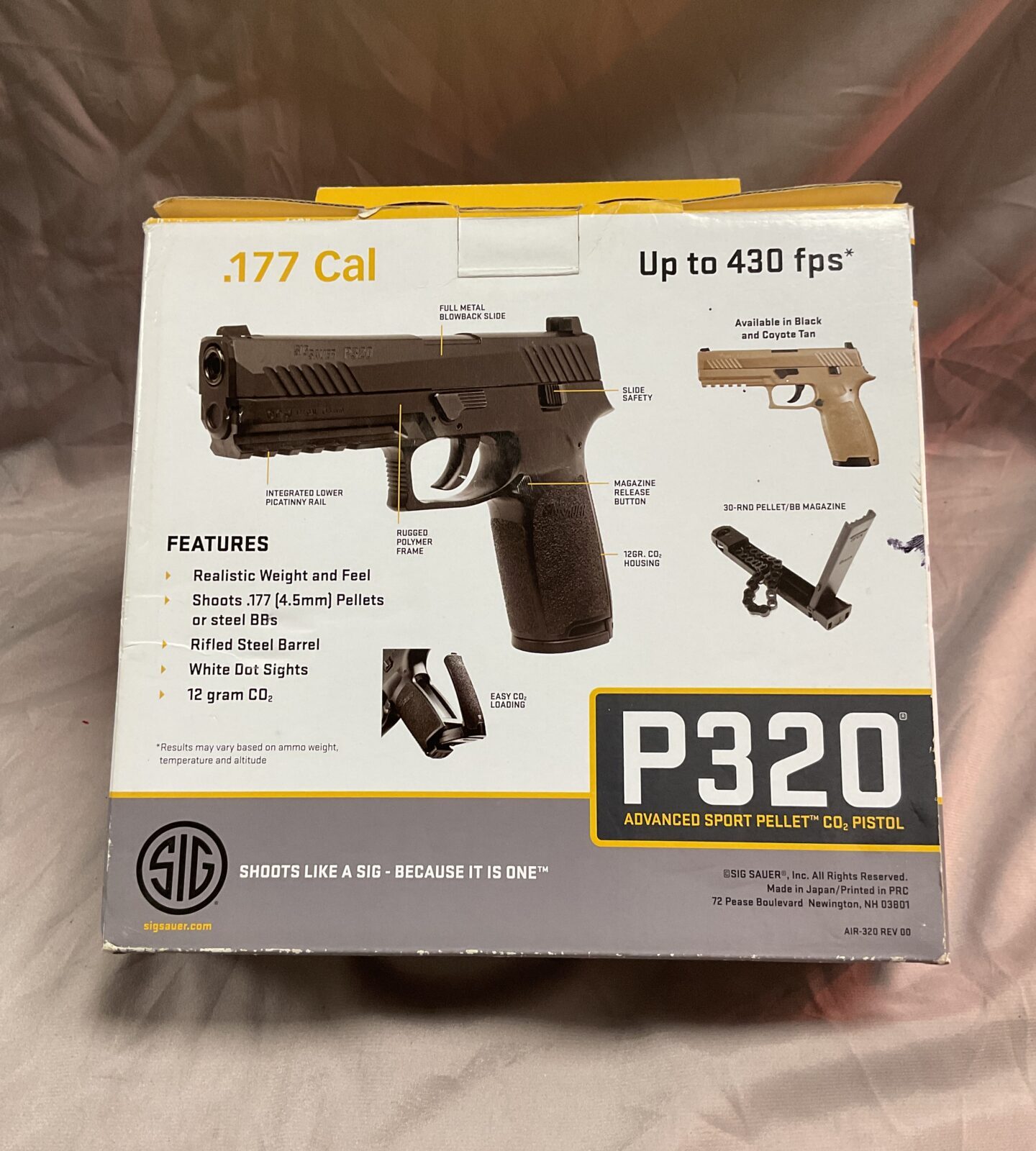 sig sauer p320 pistol .177 cal - Image 2