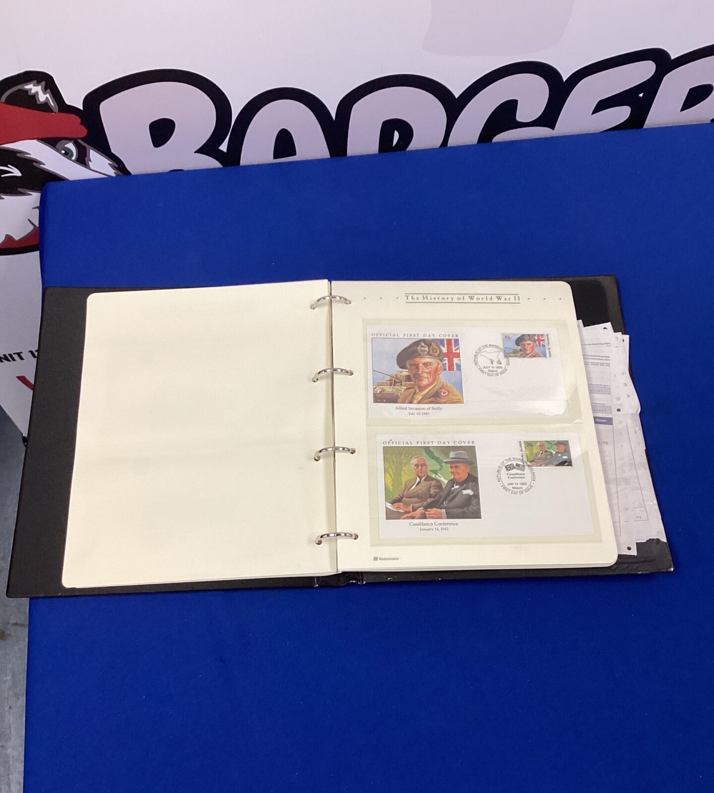 The History of World War II first day covers