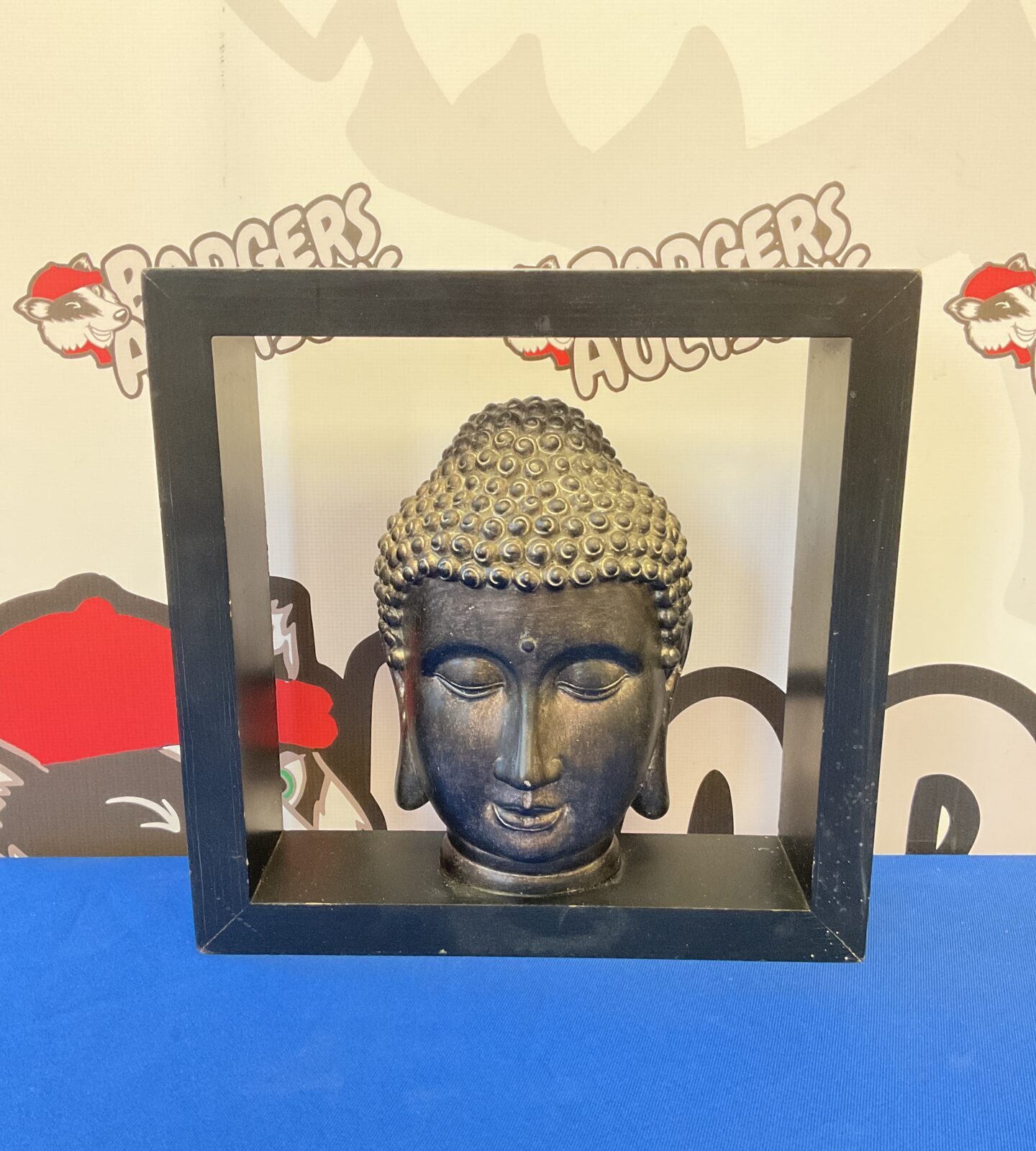 Buddha head wall panel