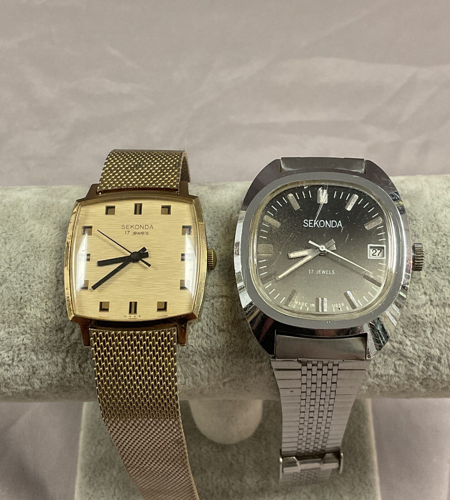 Two sekonda gents wristwatches