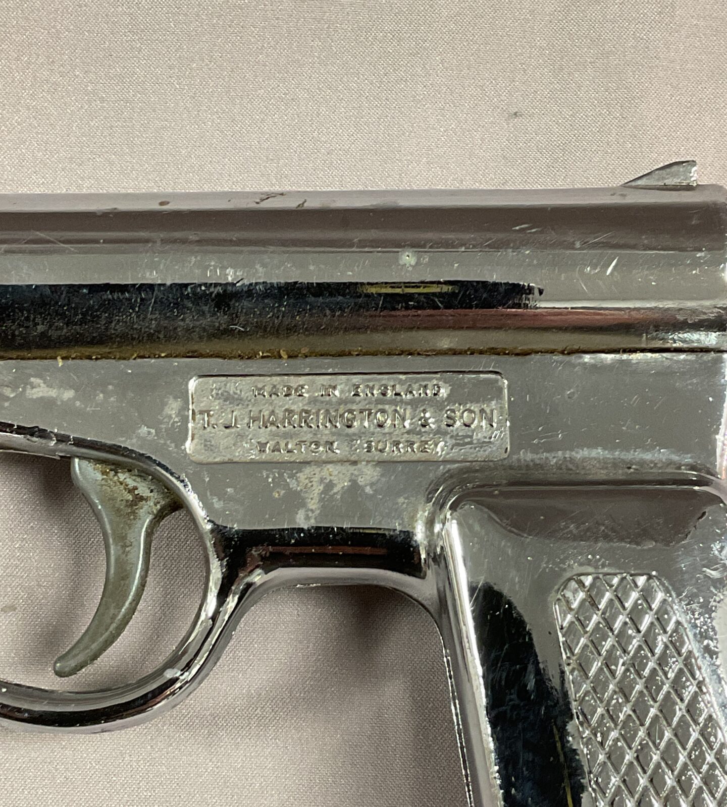 Vintage chrome gat gun - Image 2