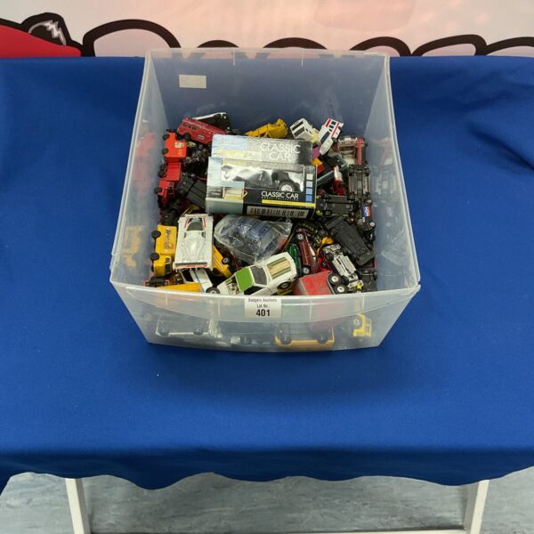 Box of mixed diecast models inc corgi