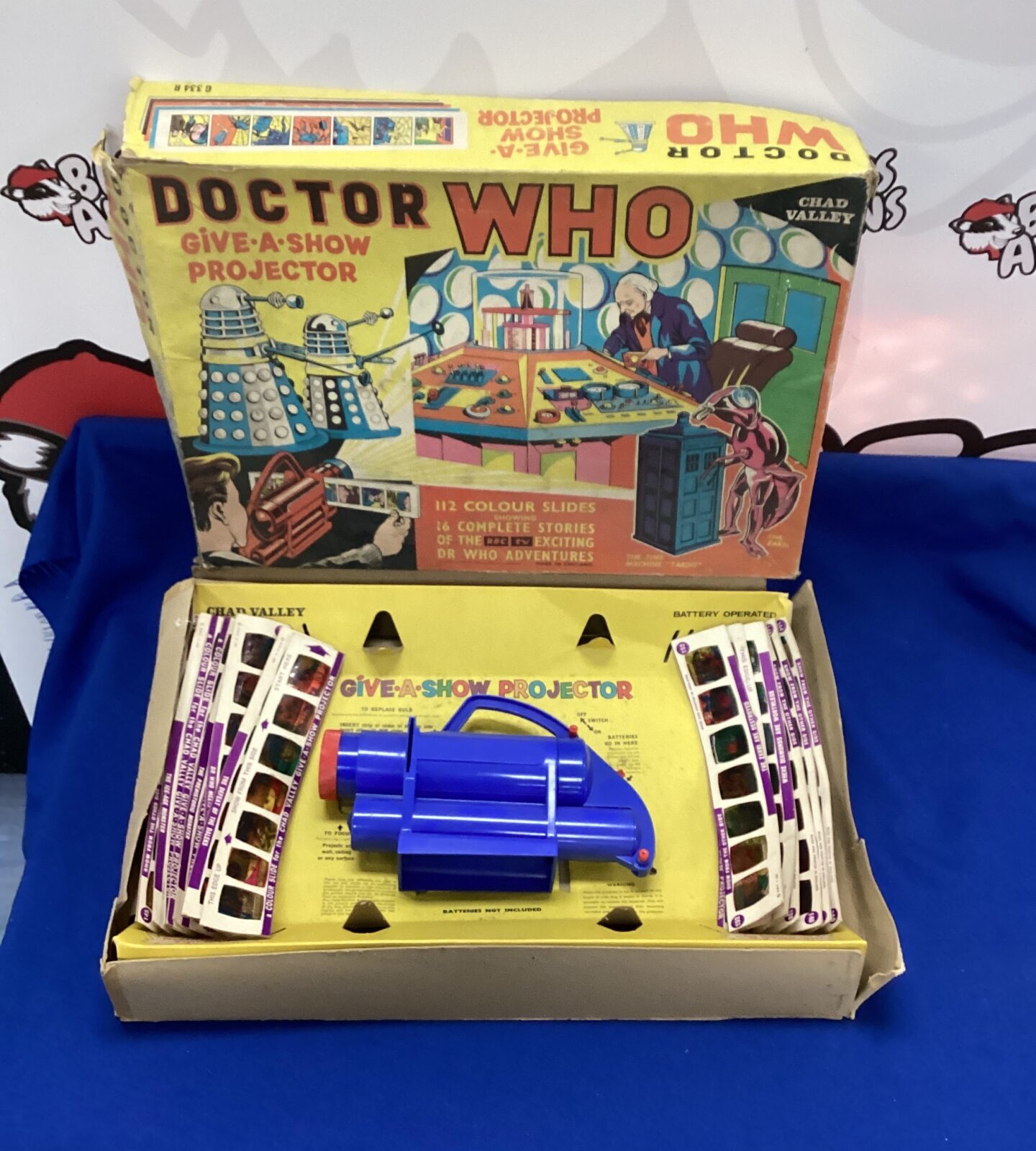 Vintage Chad Valley Dr Who Give a Show Projector