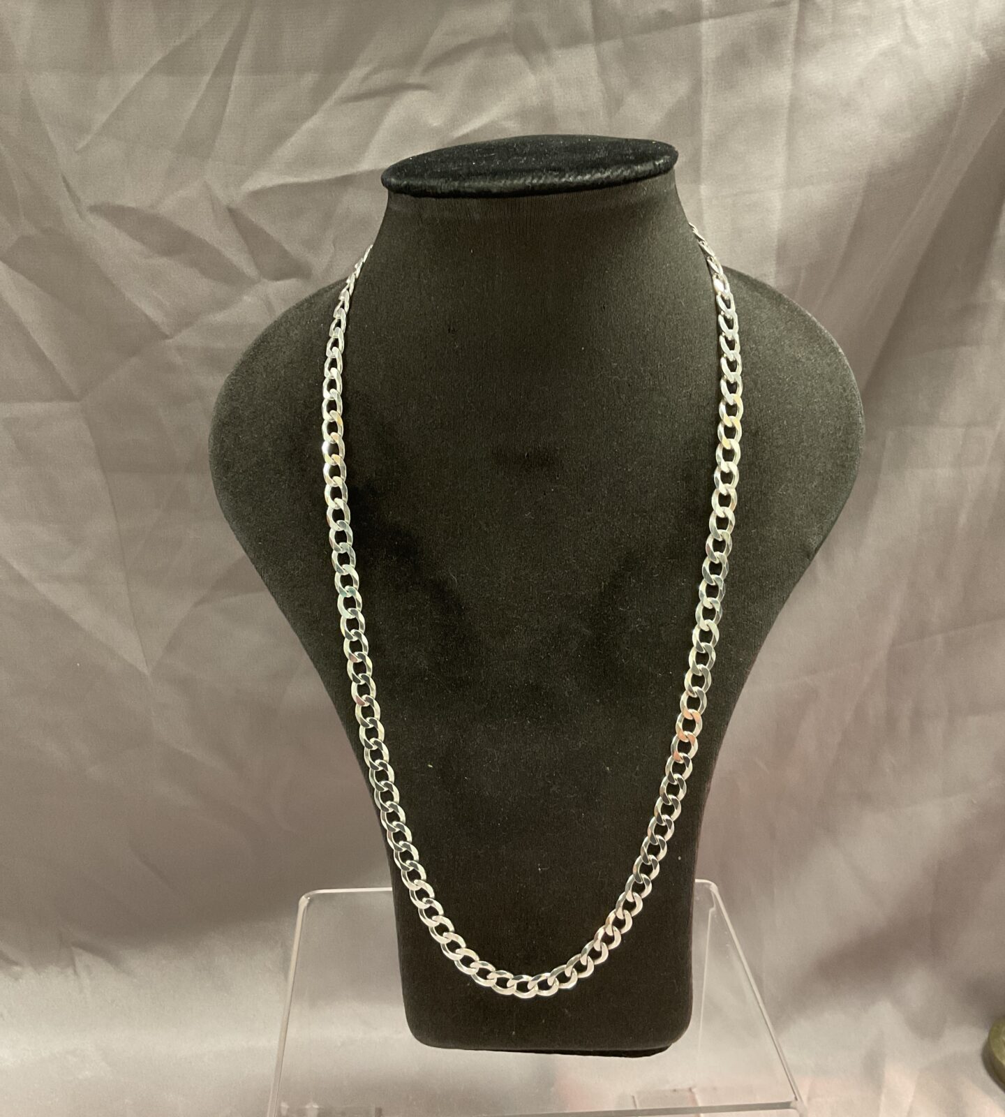 brand new 925 silver 22" curb chain 31g