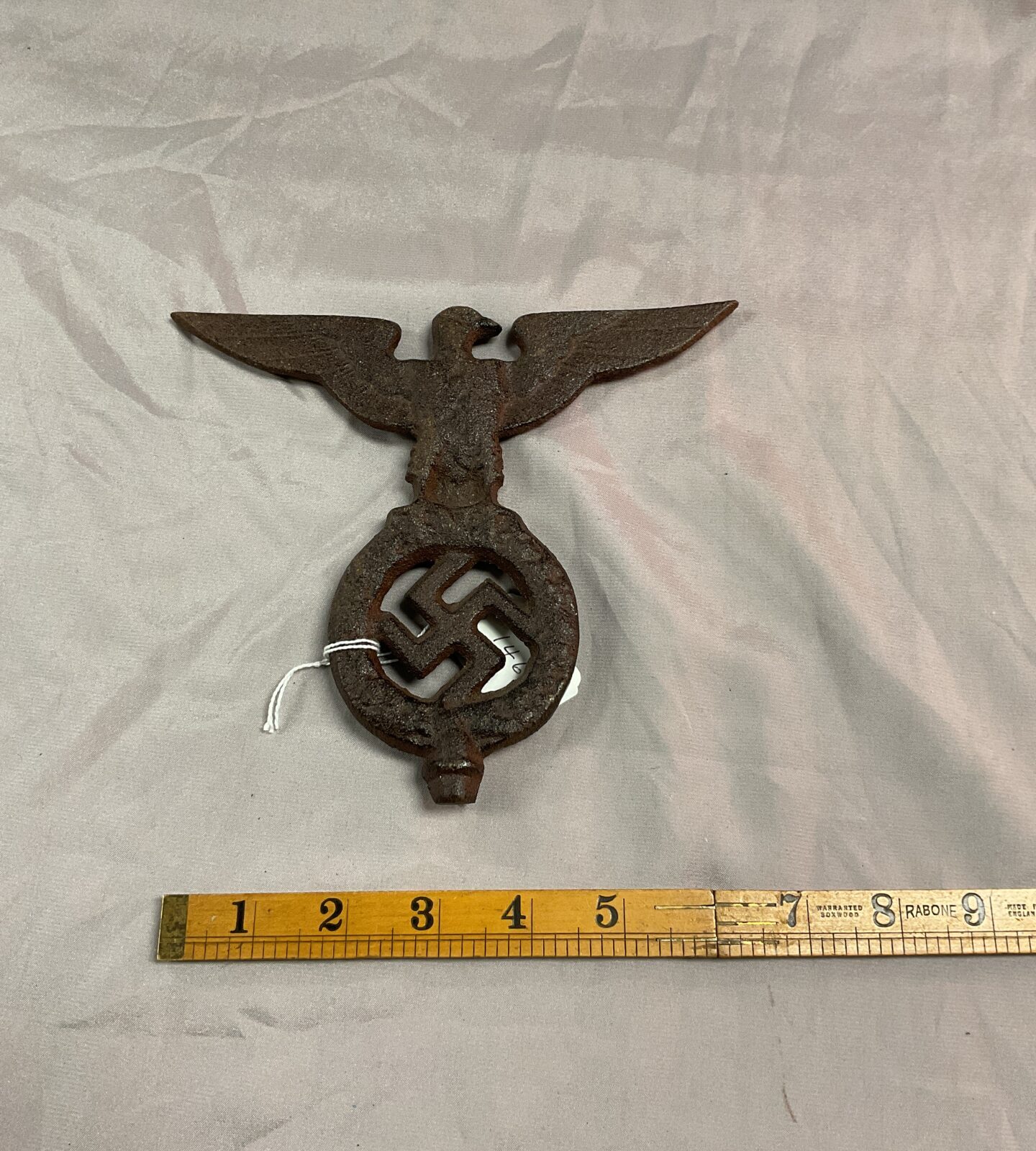 Ww2 Cast iron German NSDAP Flag pole finial