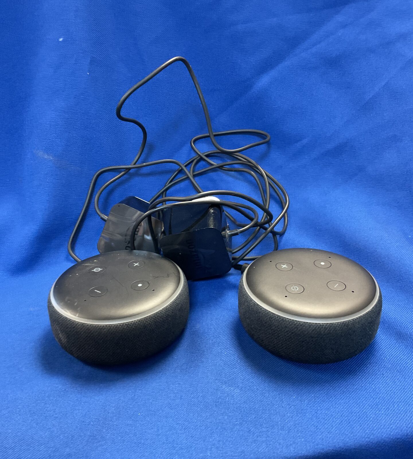 Two amazon alexa smart speakers