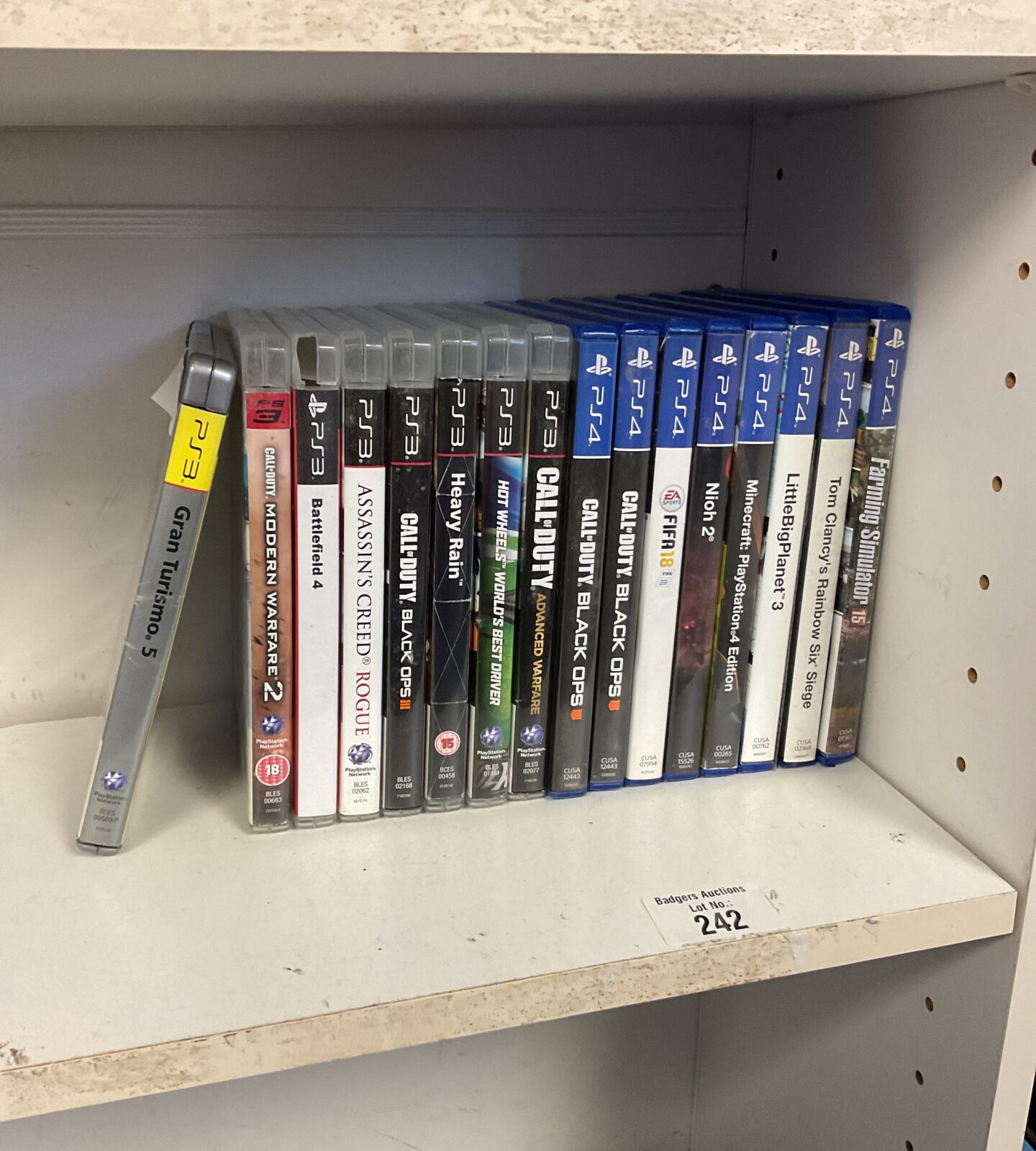 Bundle of sony PlayStation 3 & 4 games
