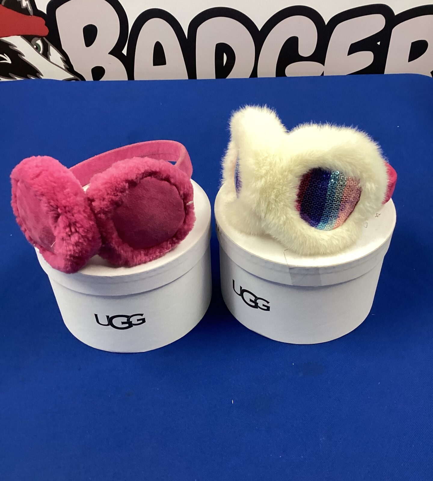 Two pairs of ugg ear muffs