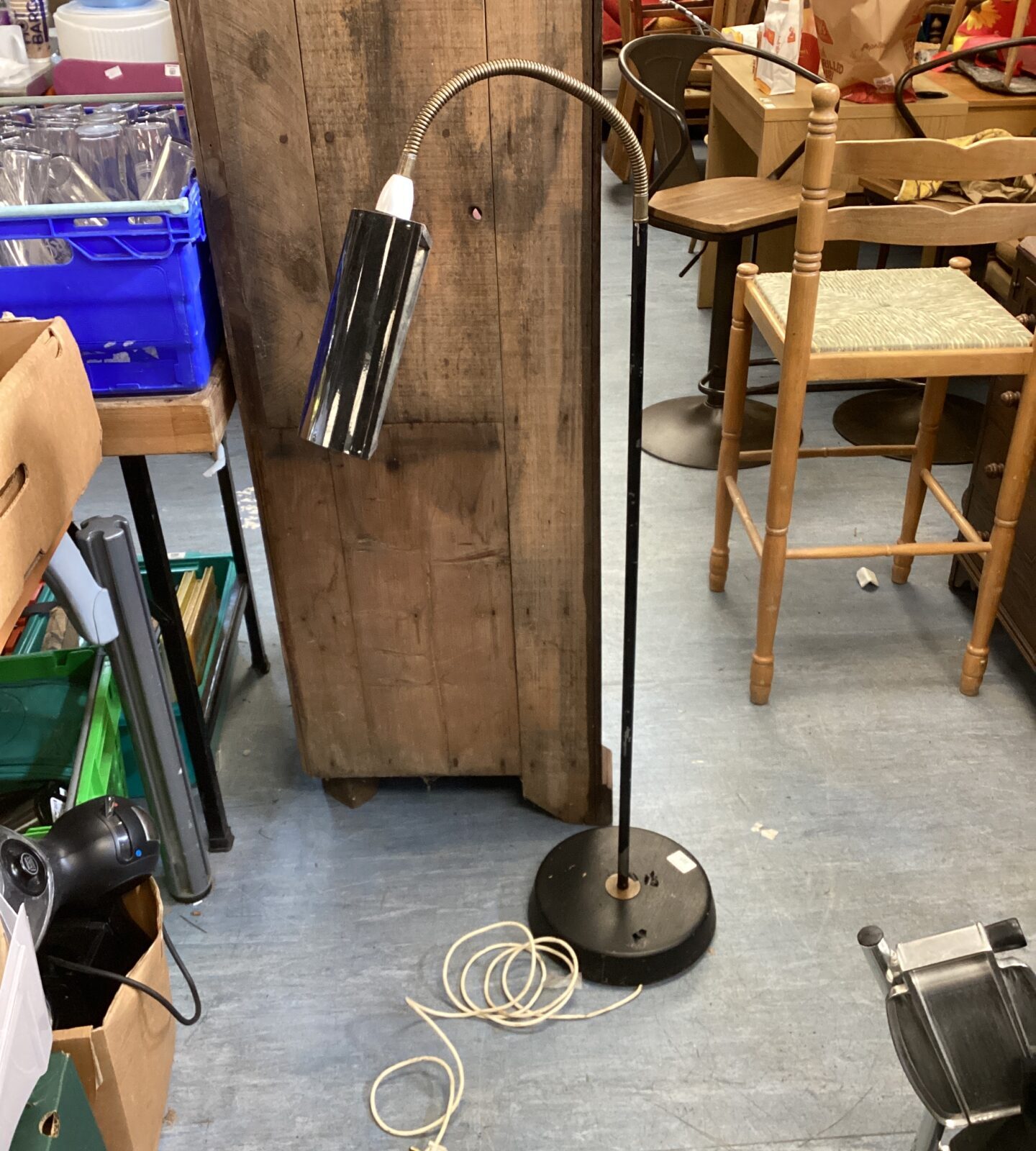 vintage Adjustable bankers style reading Lamp