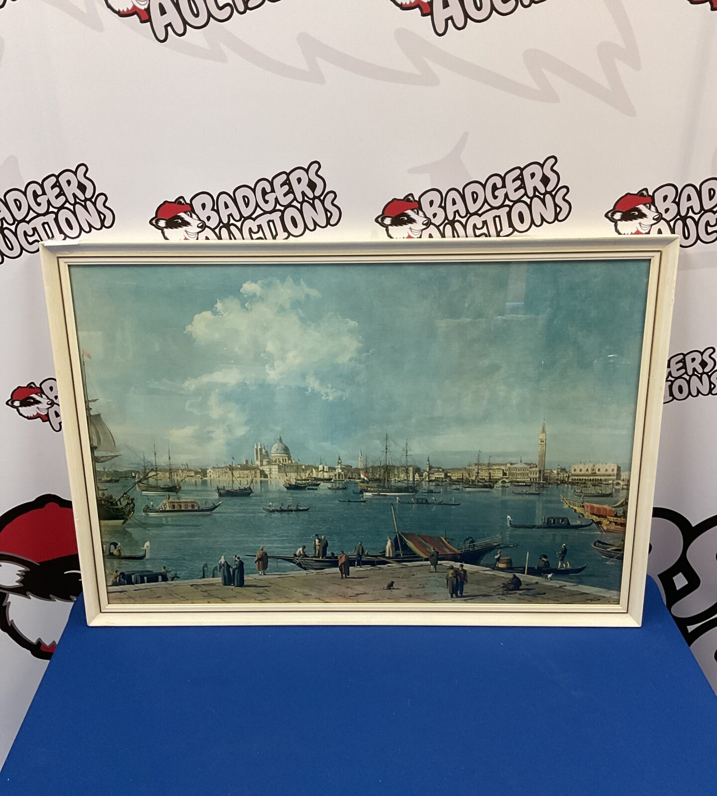 Canaletto framed print of the bacino di s marco giorgio maggiore