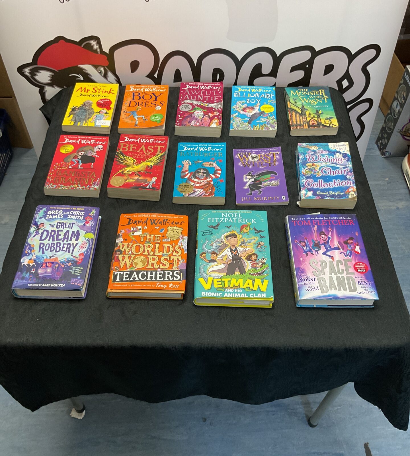 Selection of childrens books inc david walliams