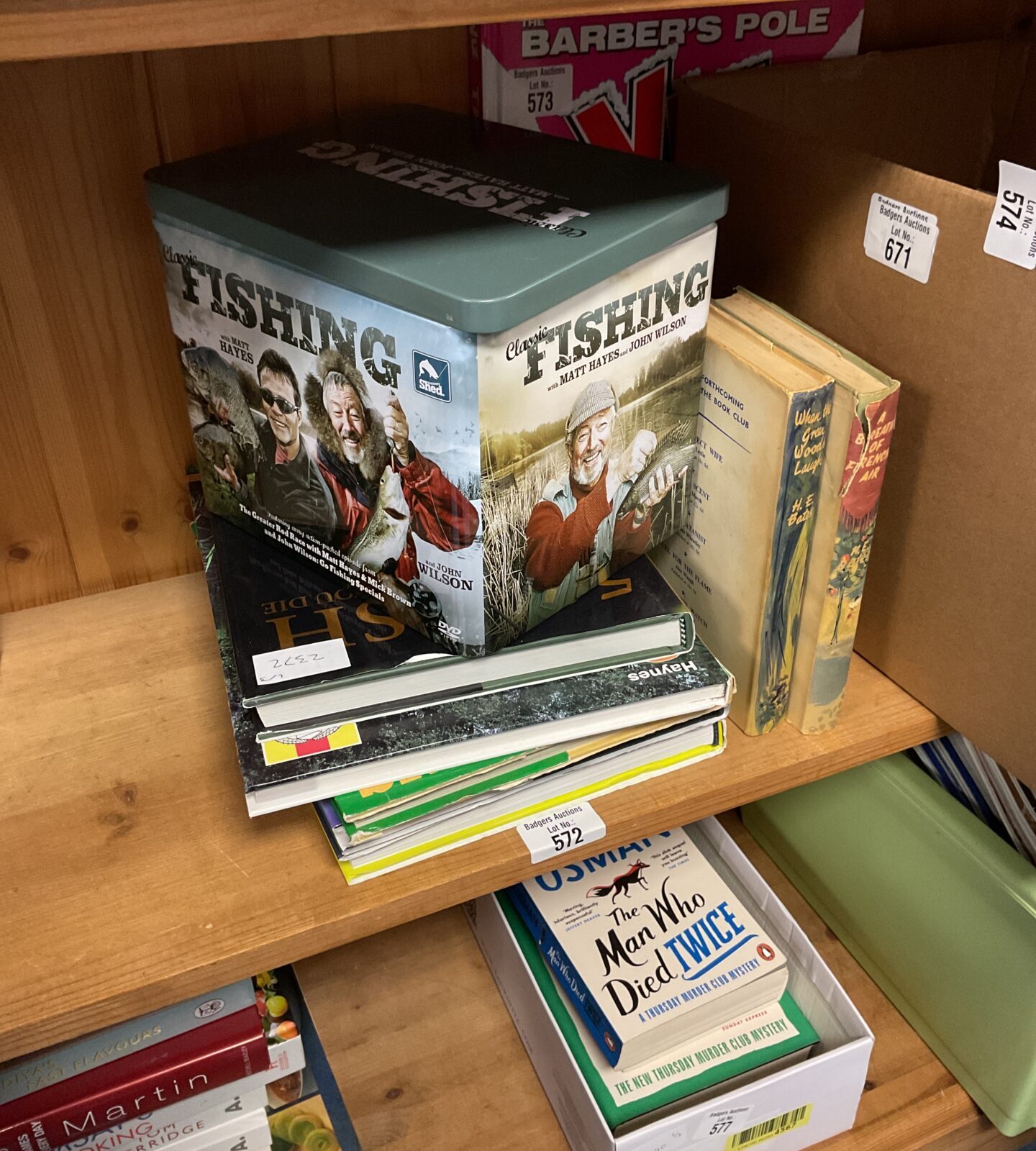 Selection of mixed books inc fishing