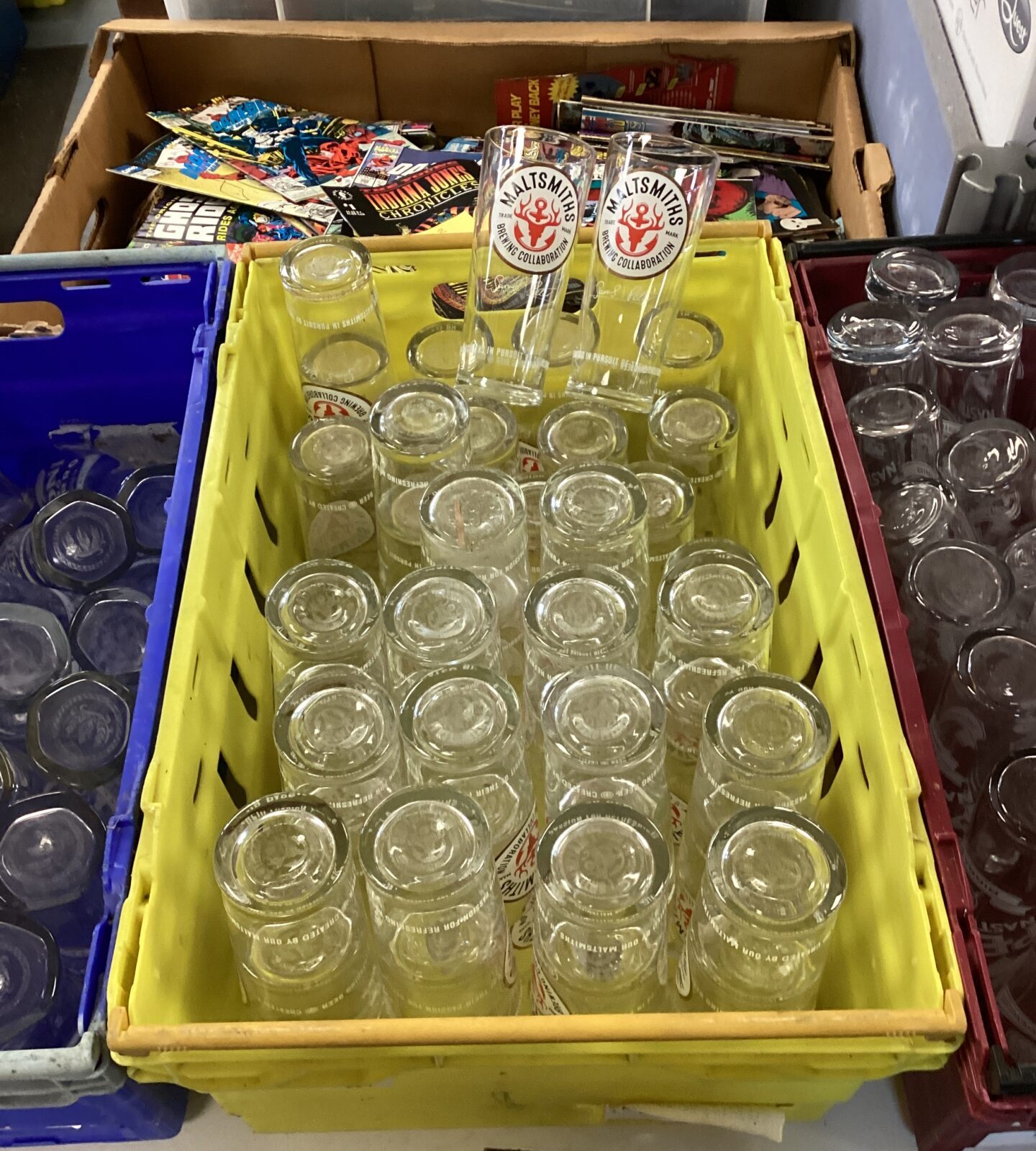 Box of Maltsmiths Pint Glasses