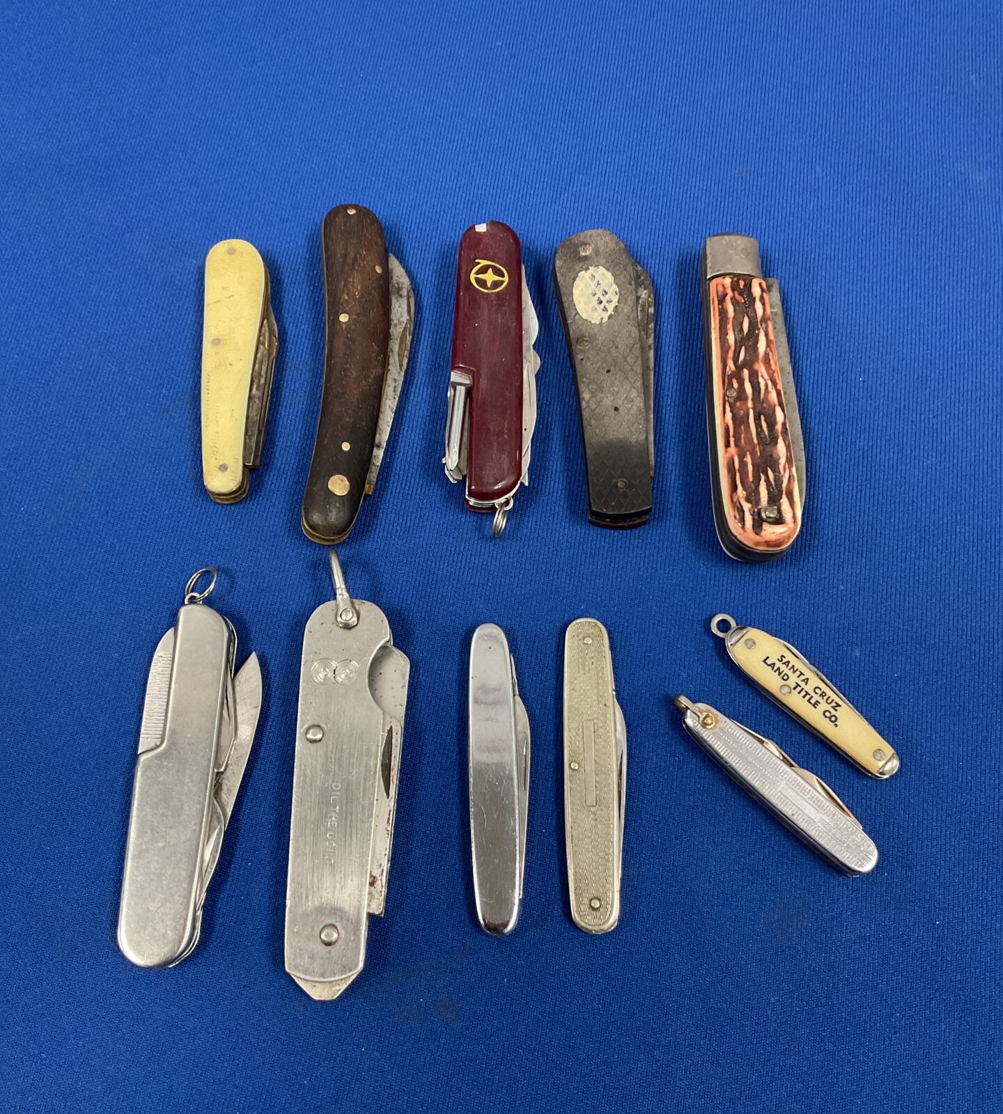 Collection of vintage pocket knives