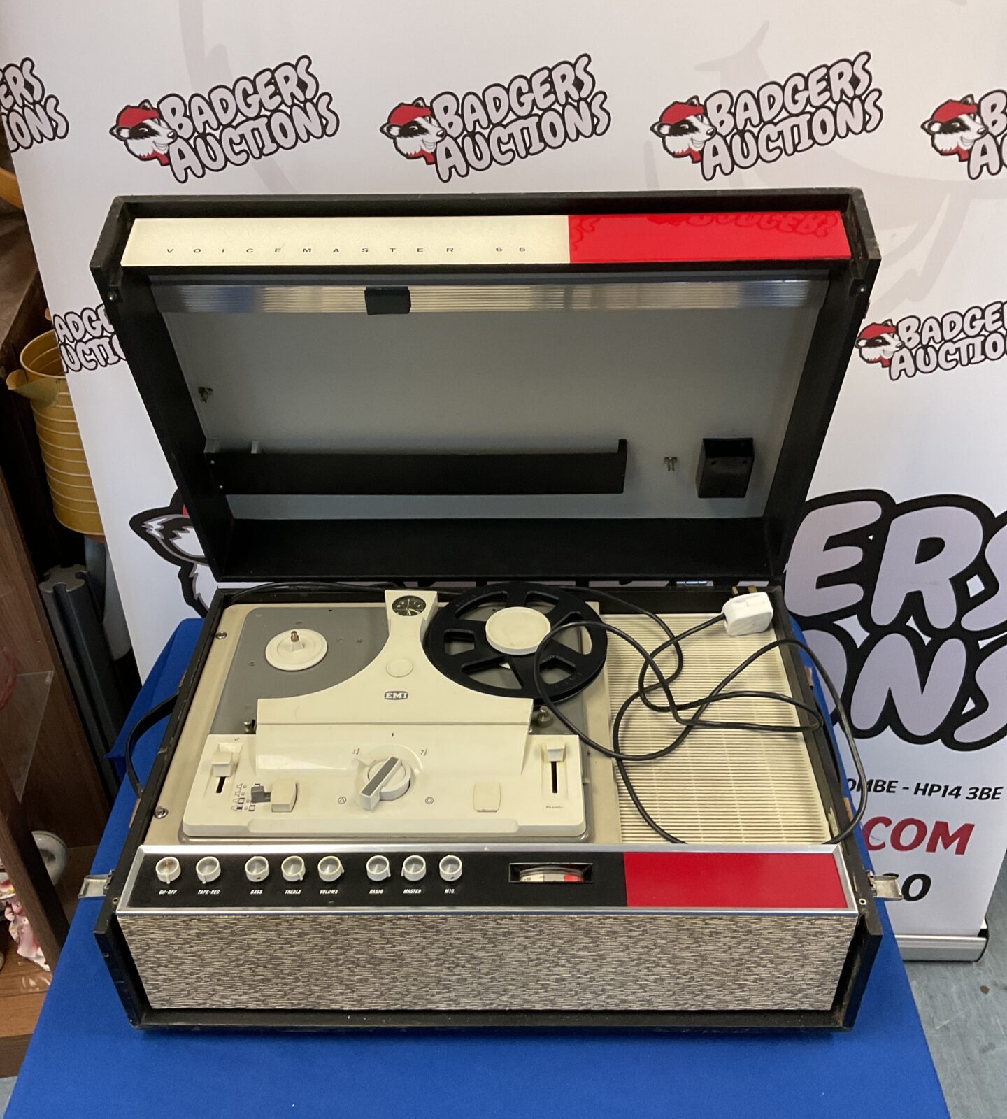 Emi voicemaster 65 reel 2 reel tape recorder