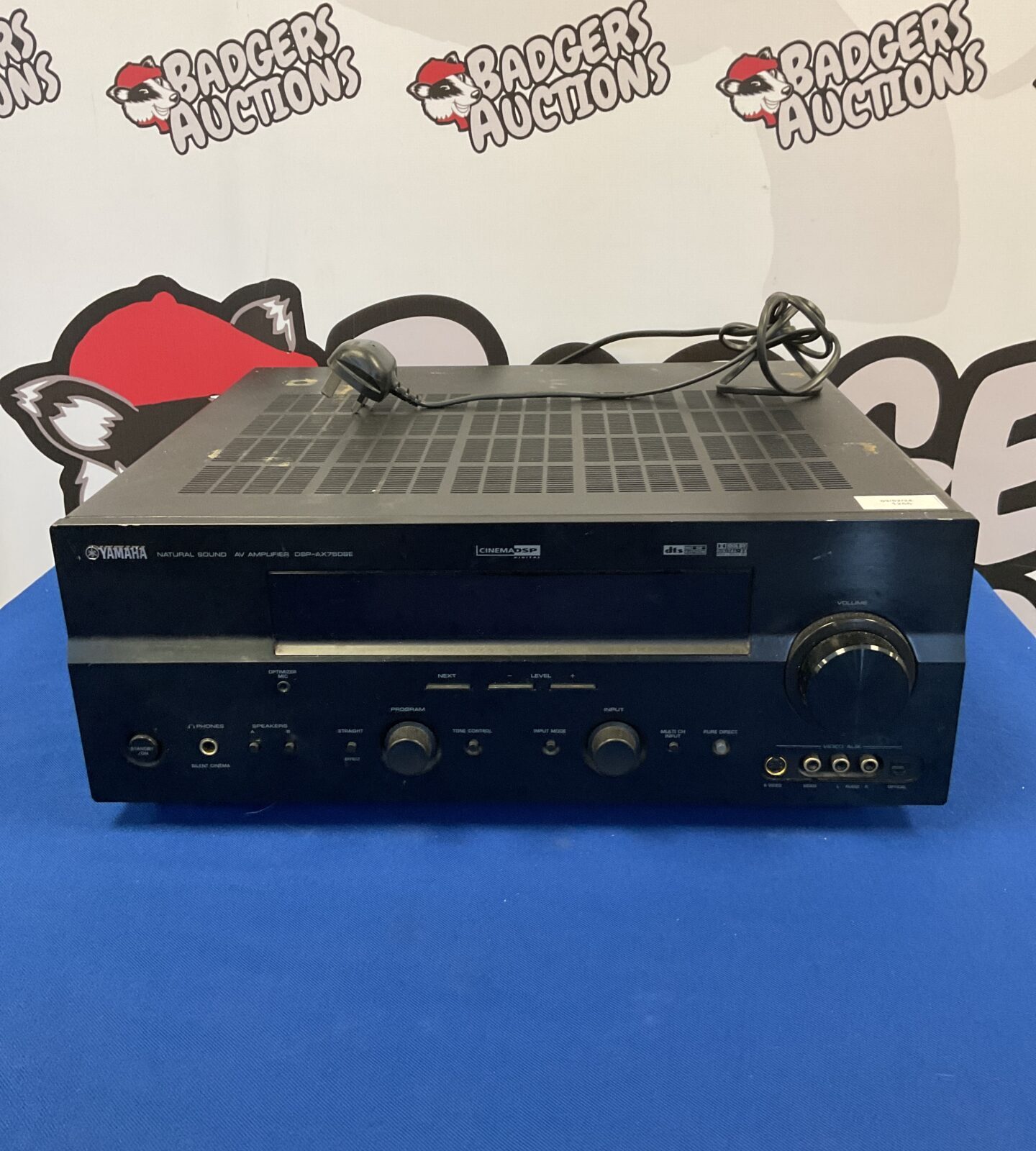 Yamaha dsp-ax750se av amplified
