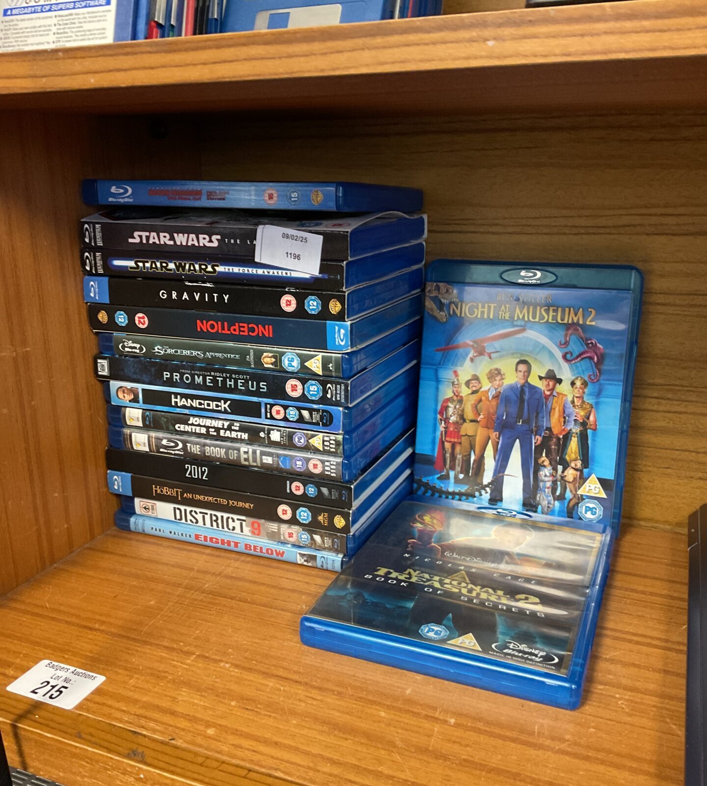 Selection of bluray movies including star wars