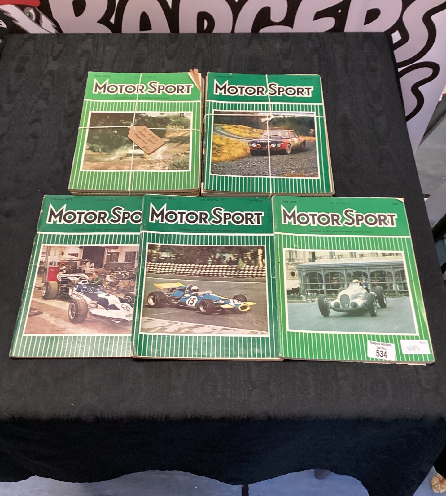 Bundle of vintage motor sport magazines