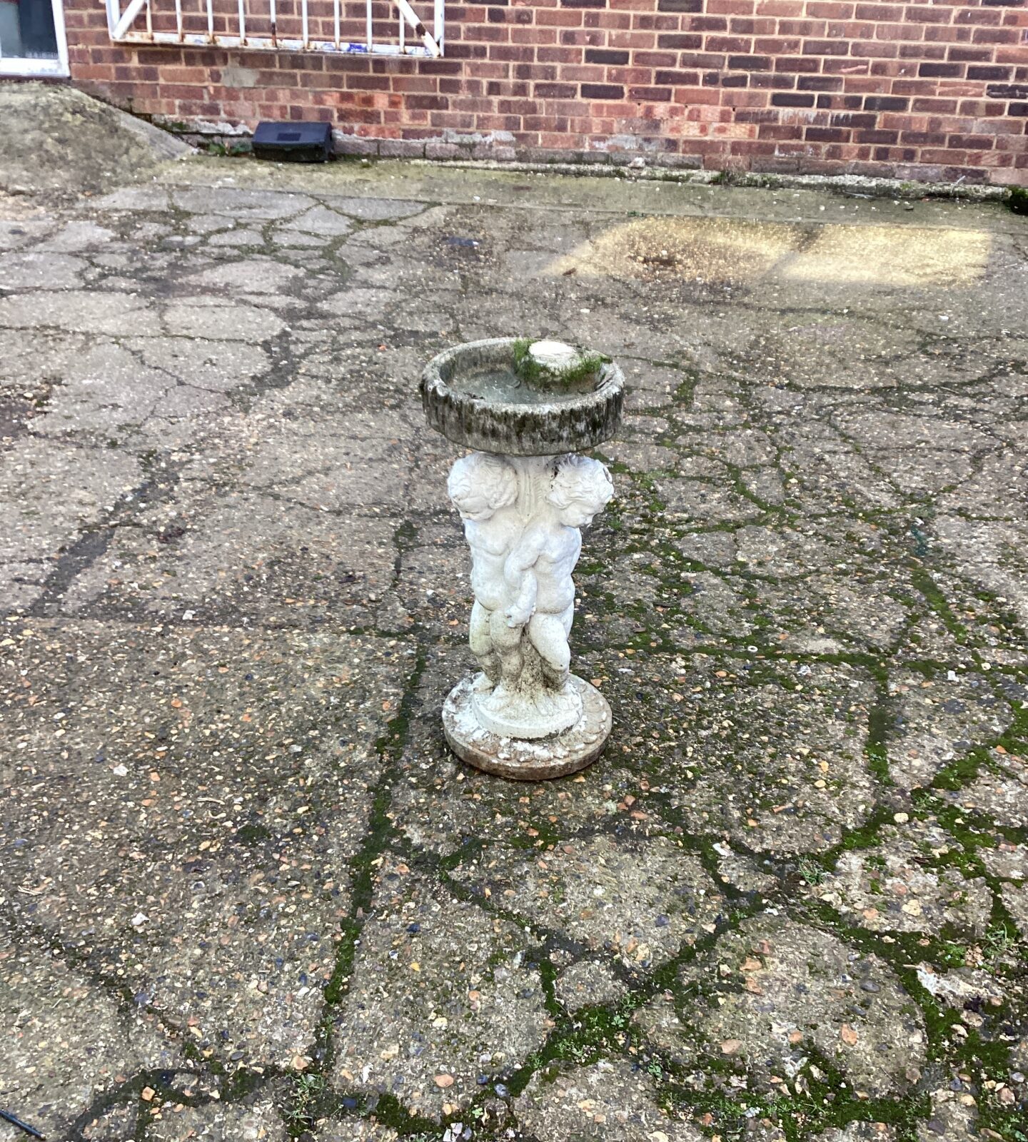 Cherub Bird Bath