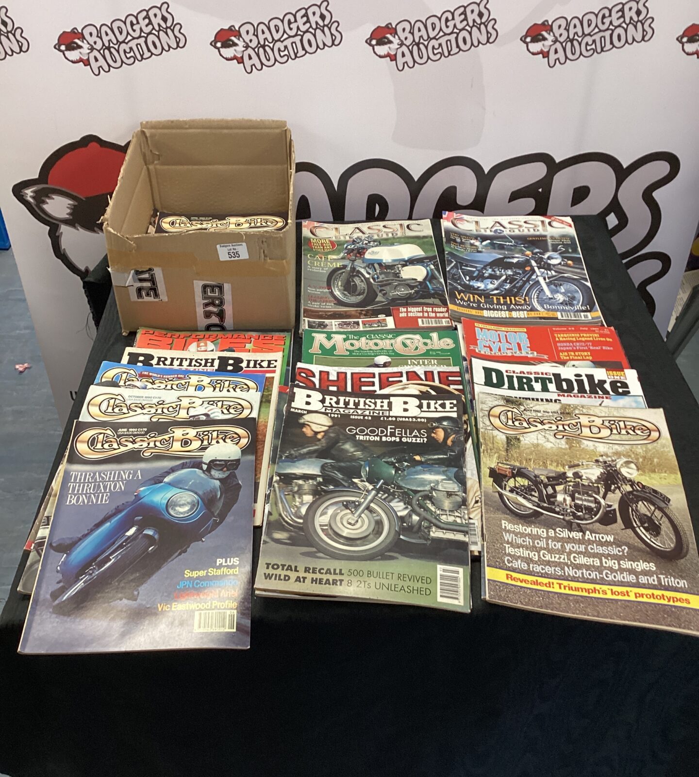 Bundle of motorcycle magazines inc classic bike, classic dirt bike & performance bikes