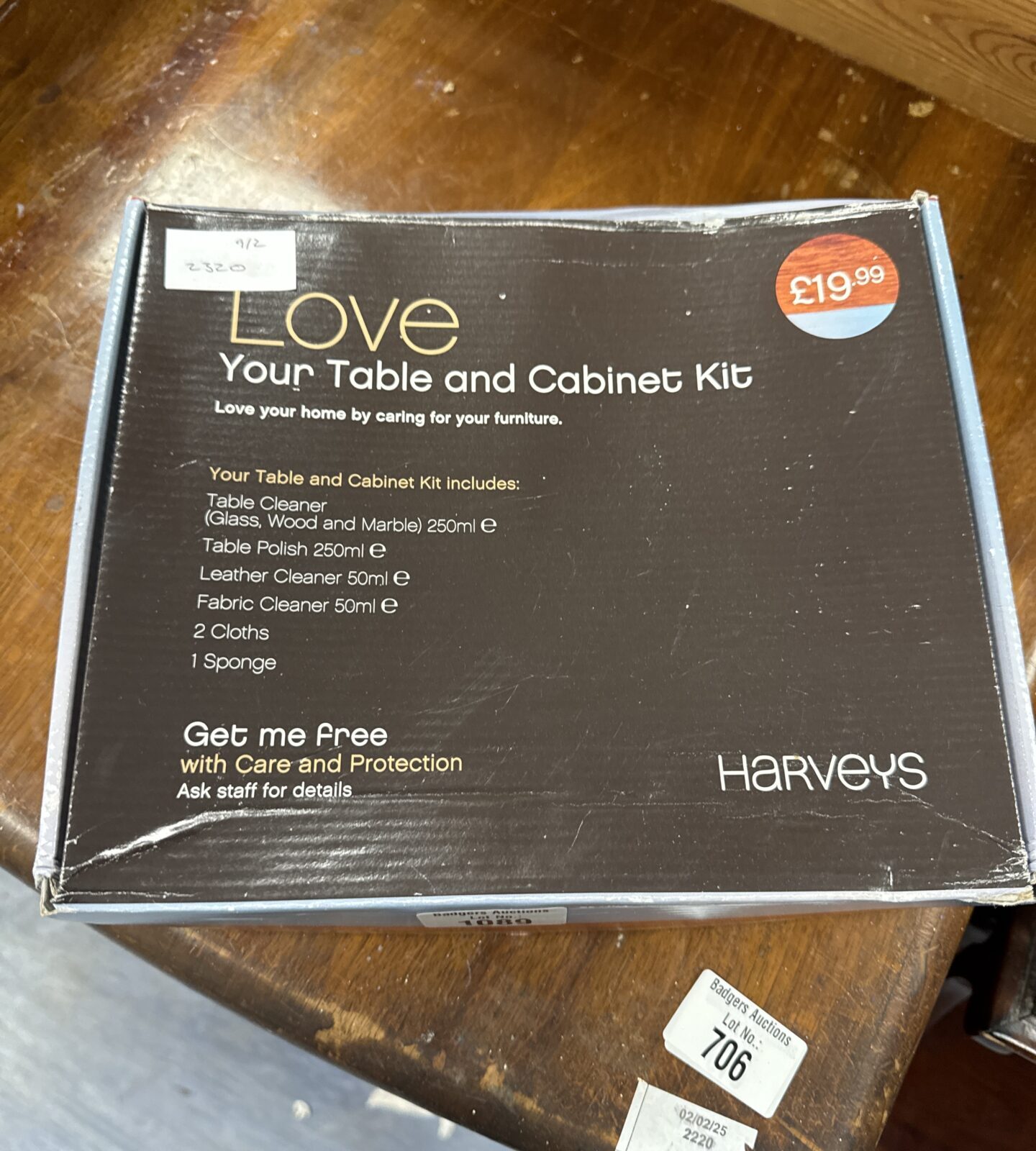 Harveys love your table & cabinet care kit - Image 2