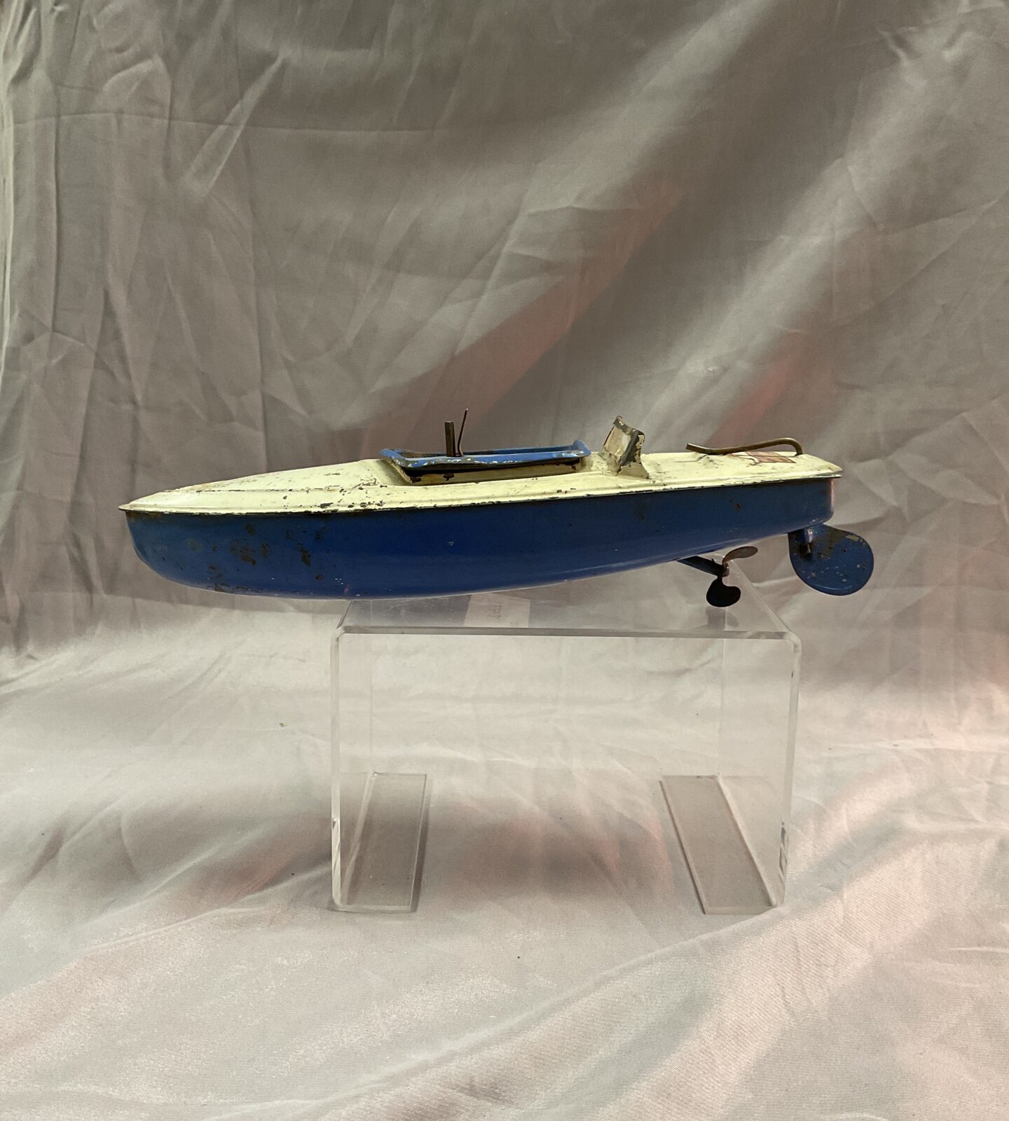 Vintage hornby Meccano clockwork speedboat