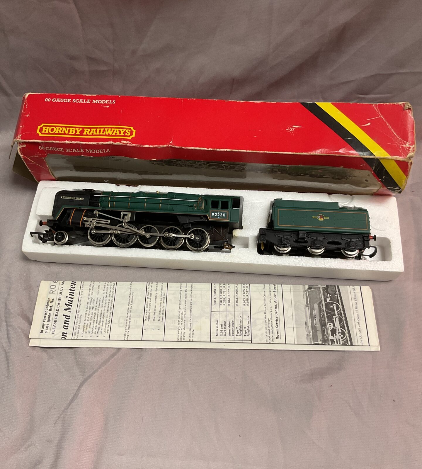 Hornby railways B R Standard Evening Star 00 Gauge