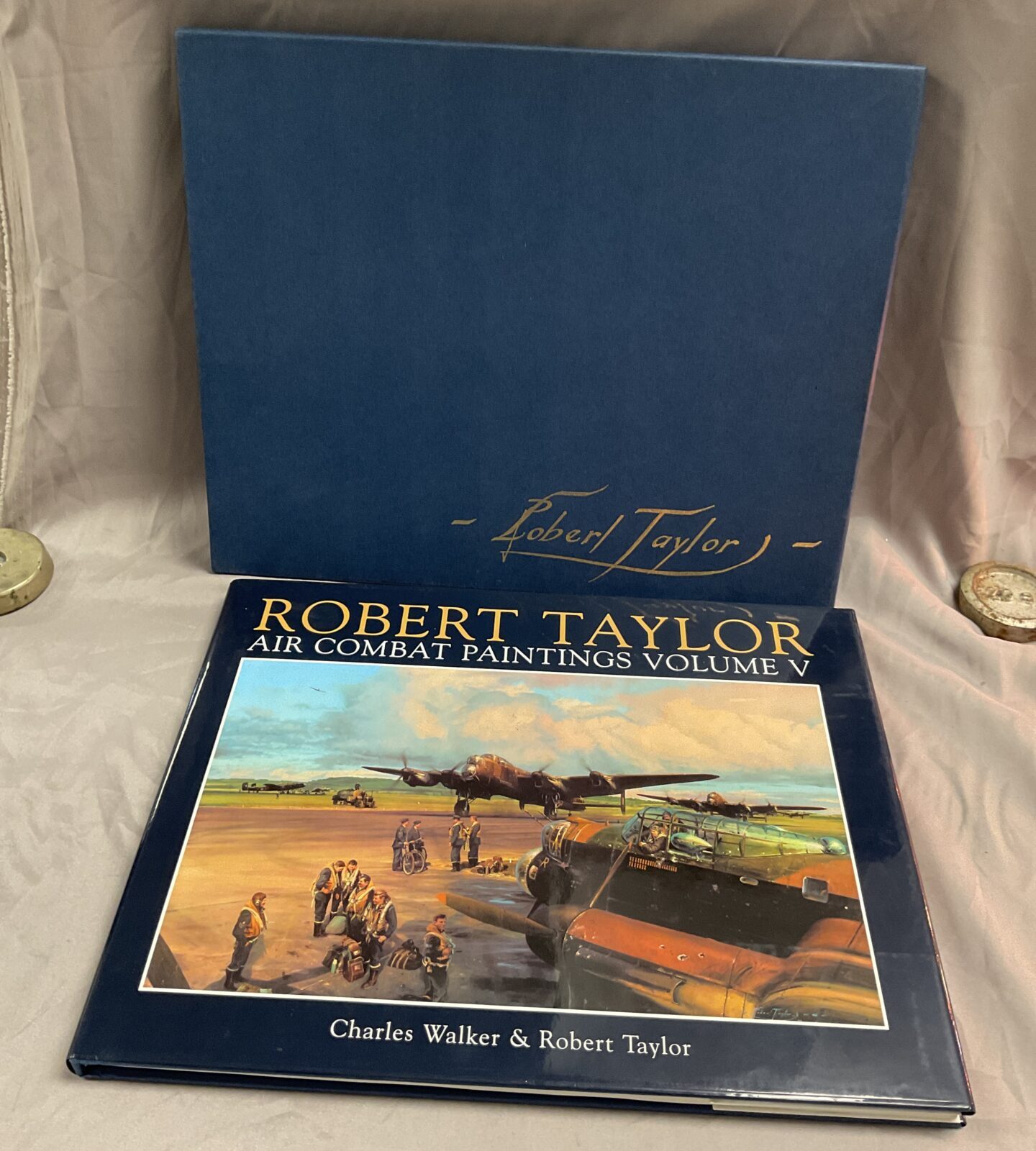 ACES High Aviation gallery Robert Taylor  Air combat paintings vol v with large quantity of  signatures On various plates