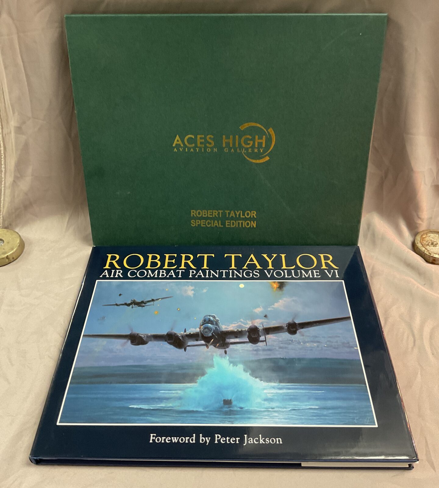 Aces High Aviation Gallery Robert Taylor Special Edition Air Combat Paintings Vol Vl With signed book plates of the dambusters and luftwaffe fighter pilots