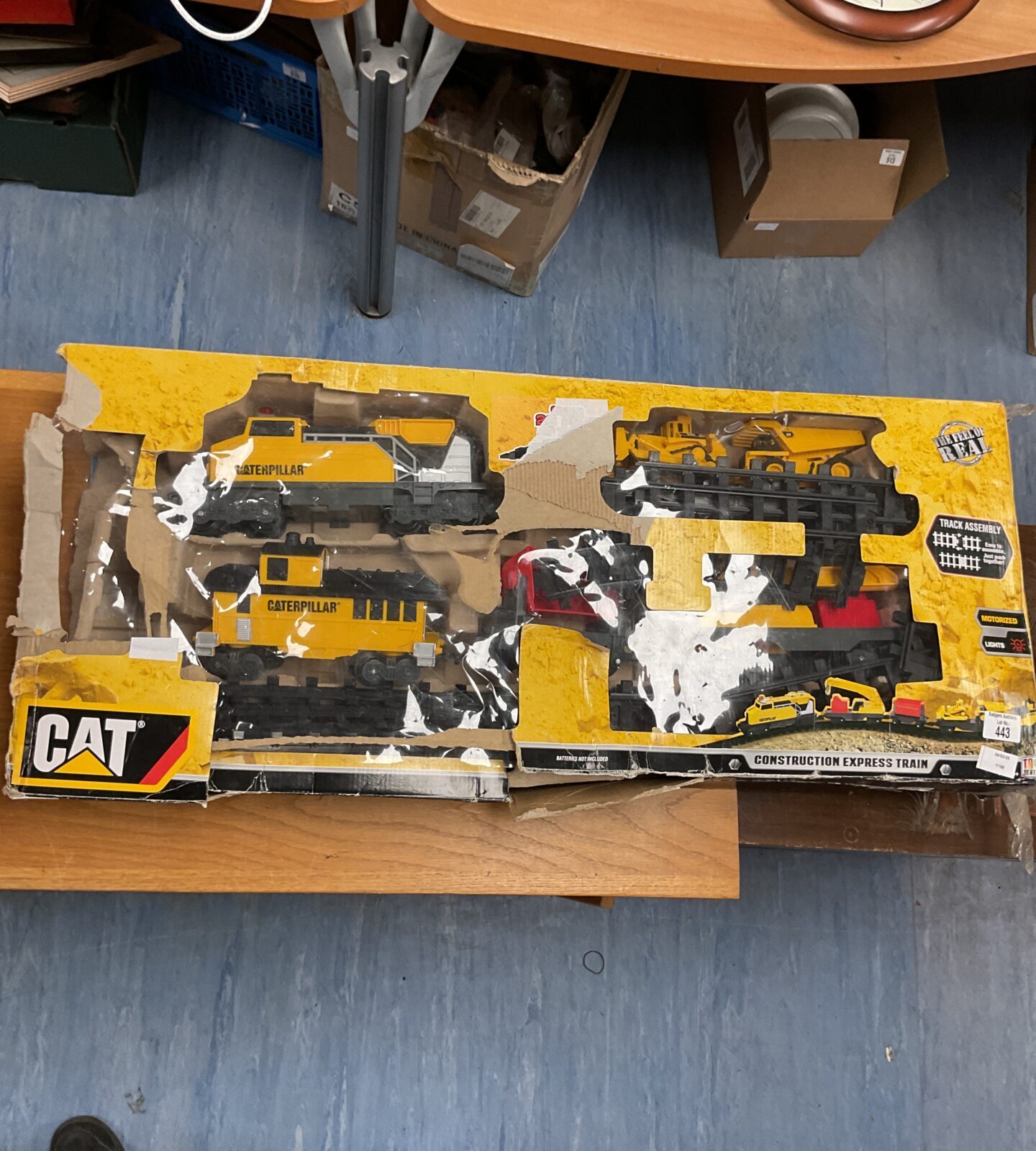 Large CAT construction express train set