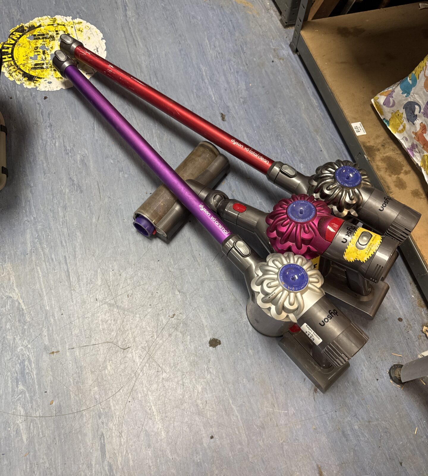 Three untested Dyson cordless hoover bodies